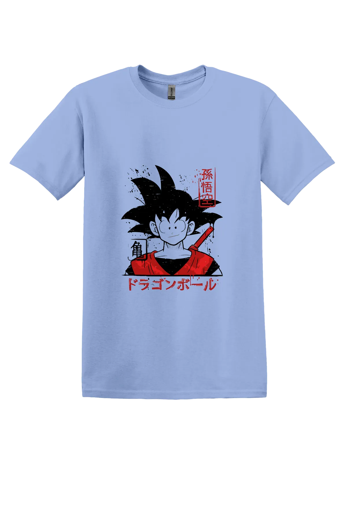 Dragon Ball Tee No. 102, Carolina Blue, front print