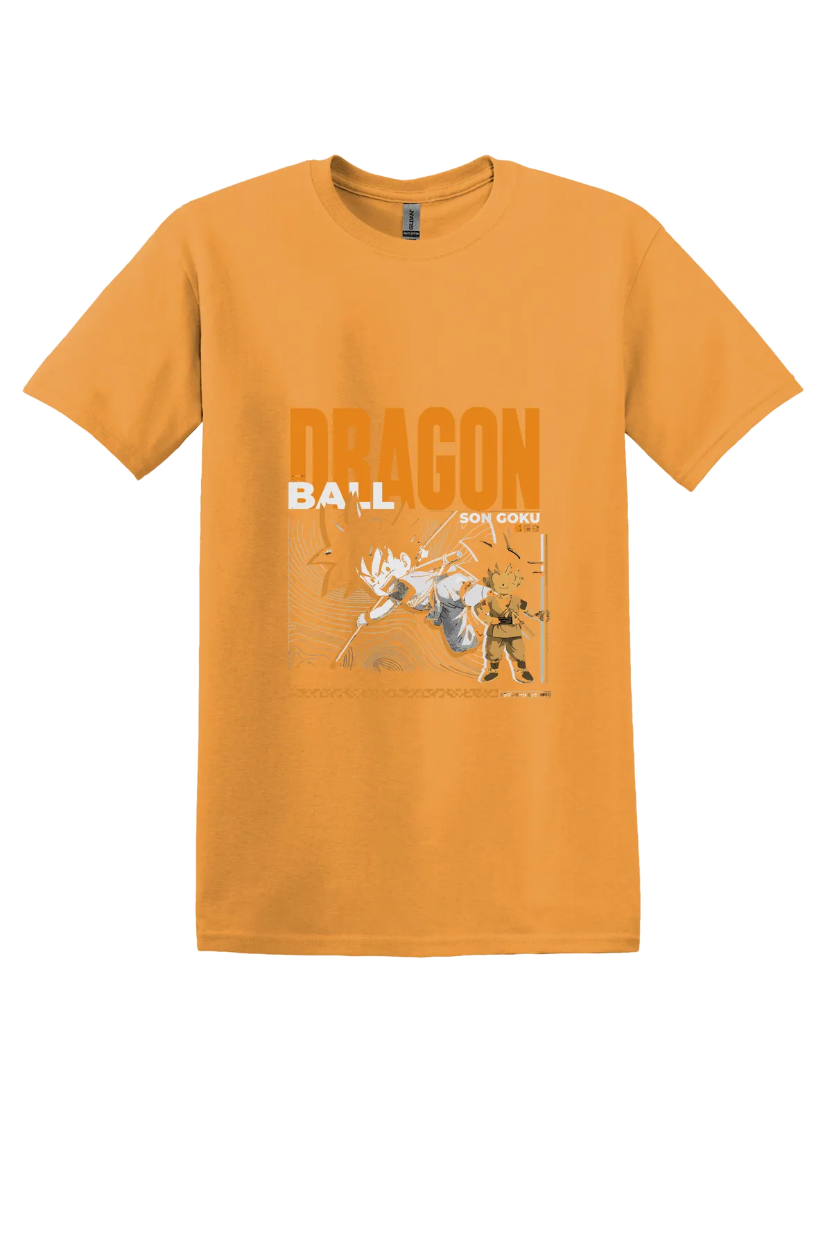 Dragon Ball Tee No. 106, Tennessee Orange, front print