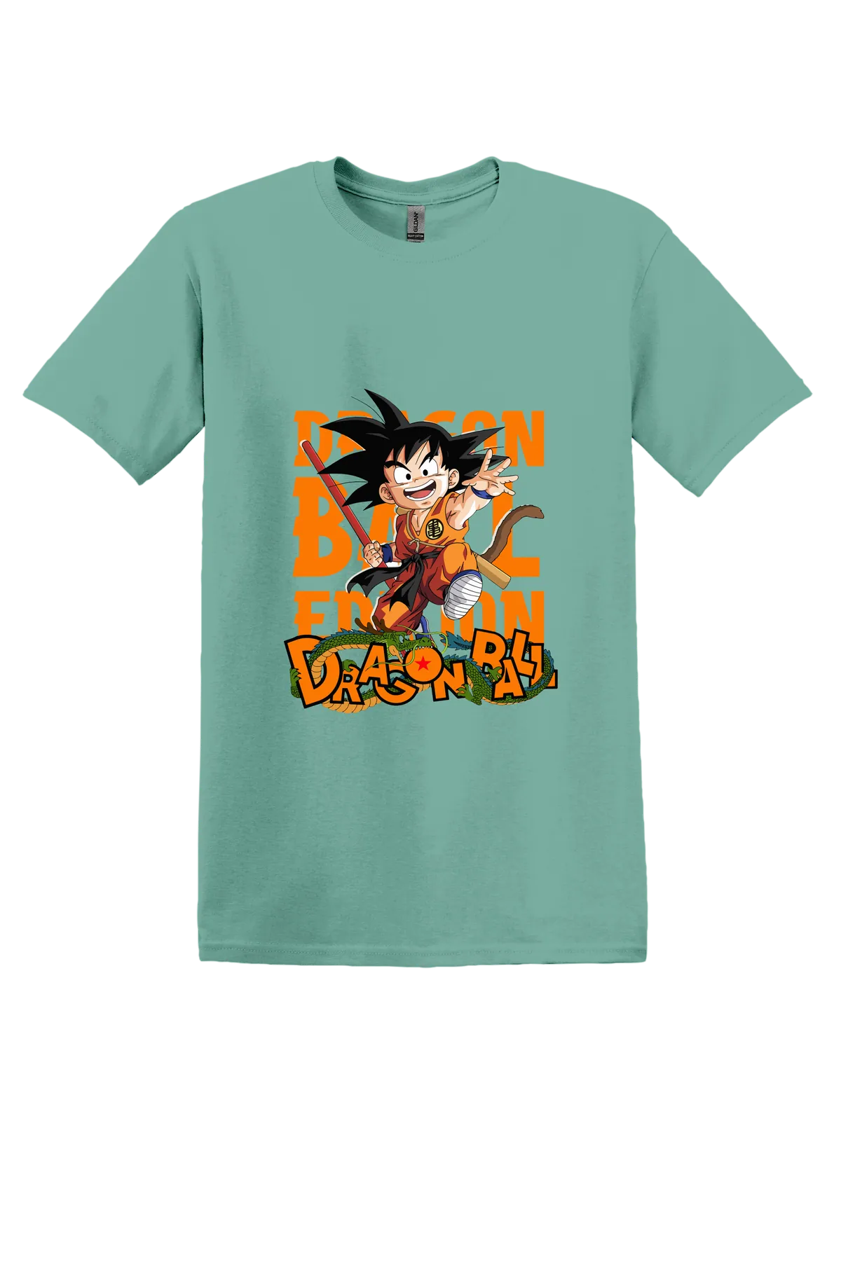 Dragon Ball Tee No. 109, Aquatic, front print