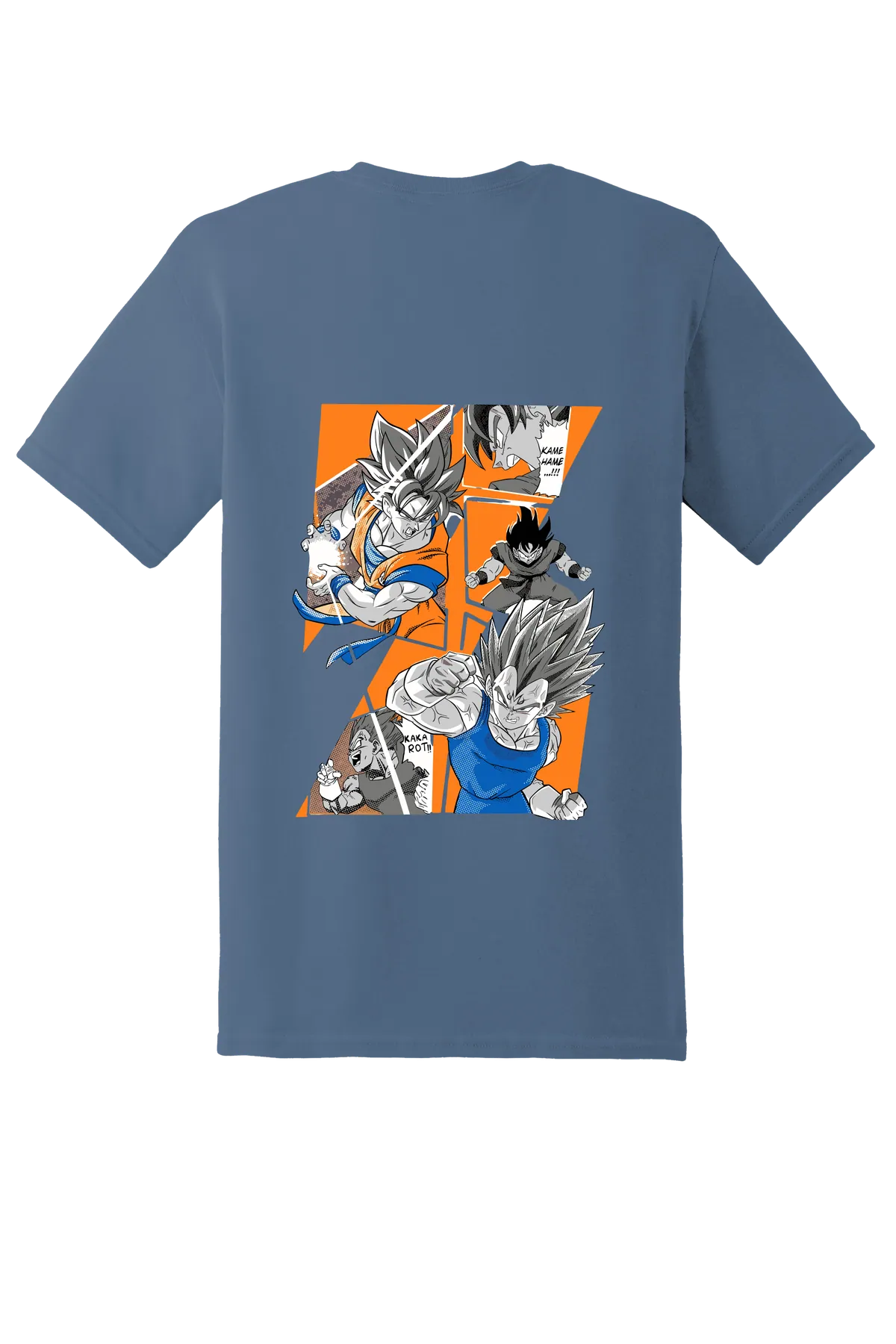 Dragon Ball Tee No. 110, Indigo Blue, back print