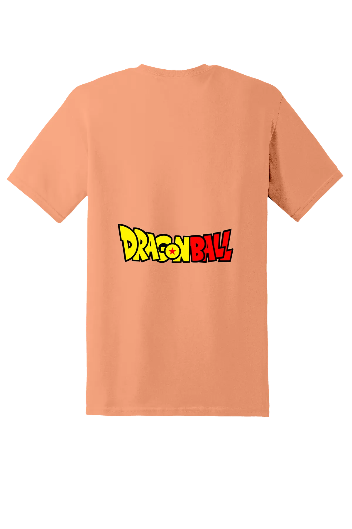 Dragon Ball Tee No. 116, Tangerine, back print