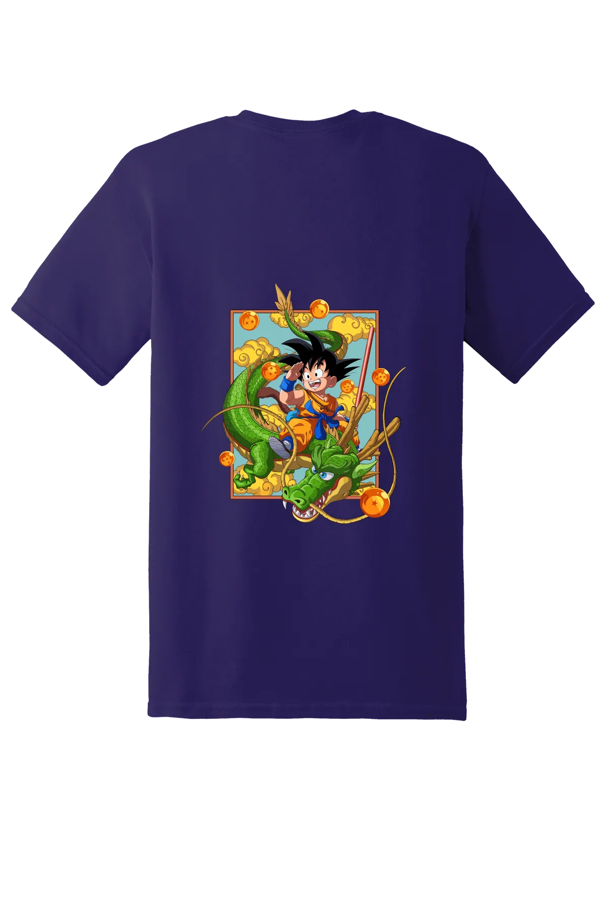 Dragon Ball Tee No. 12, Fan Deep Purple, back print