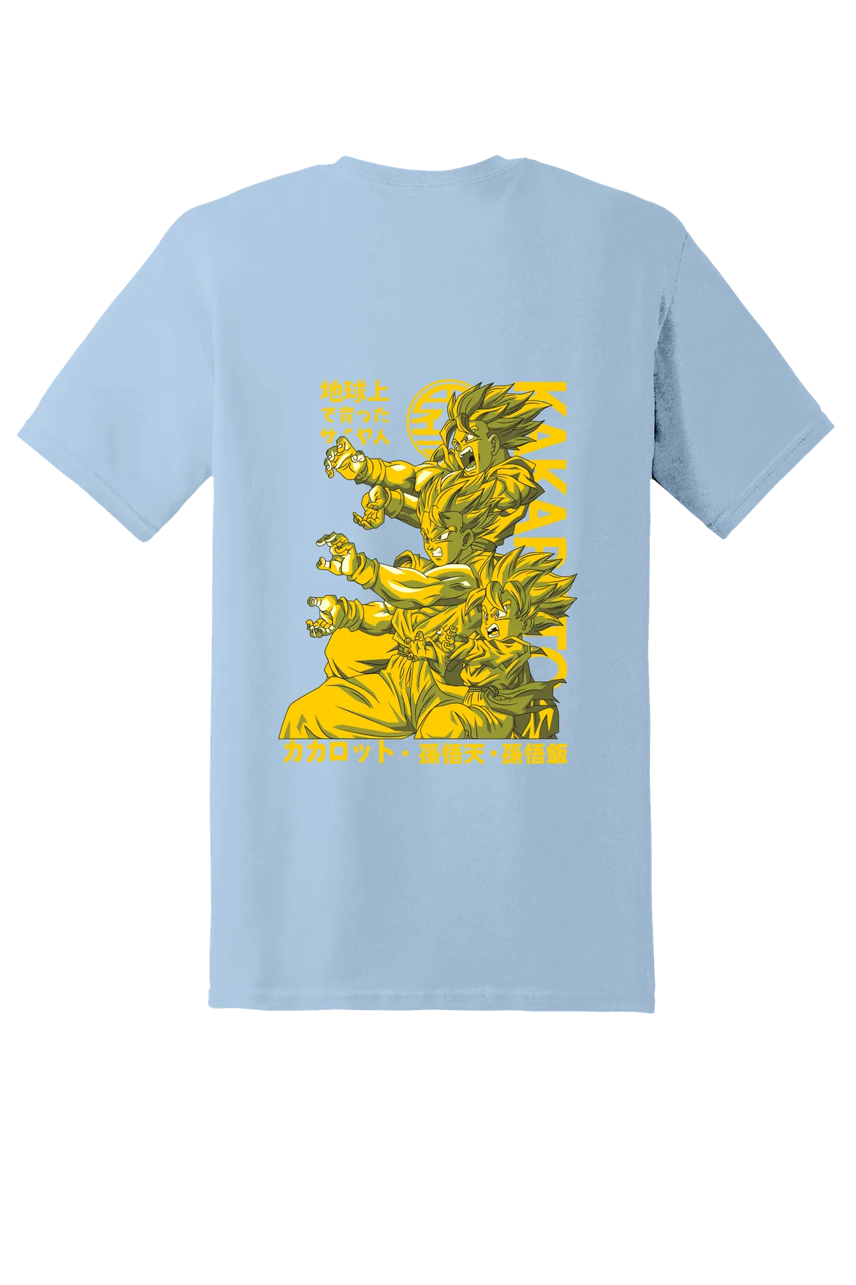 Dragon Ball Tee No. 125, Light Blue, back print