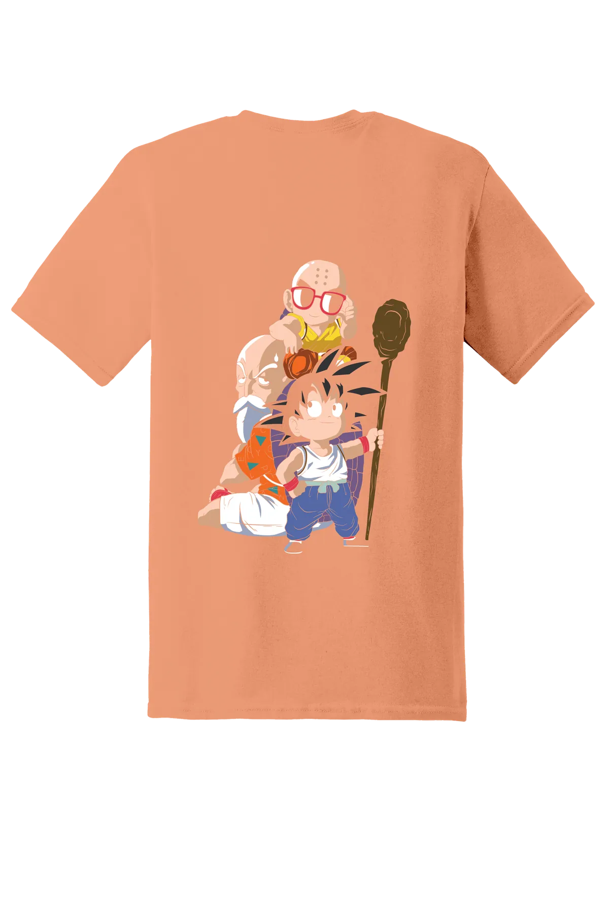 Dragon Ball Tee No. 137, Tangerine, back print