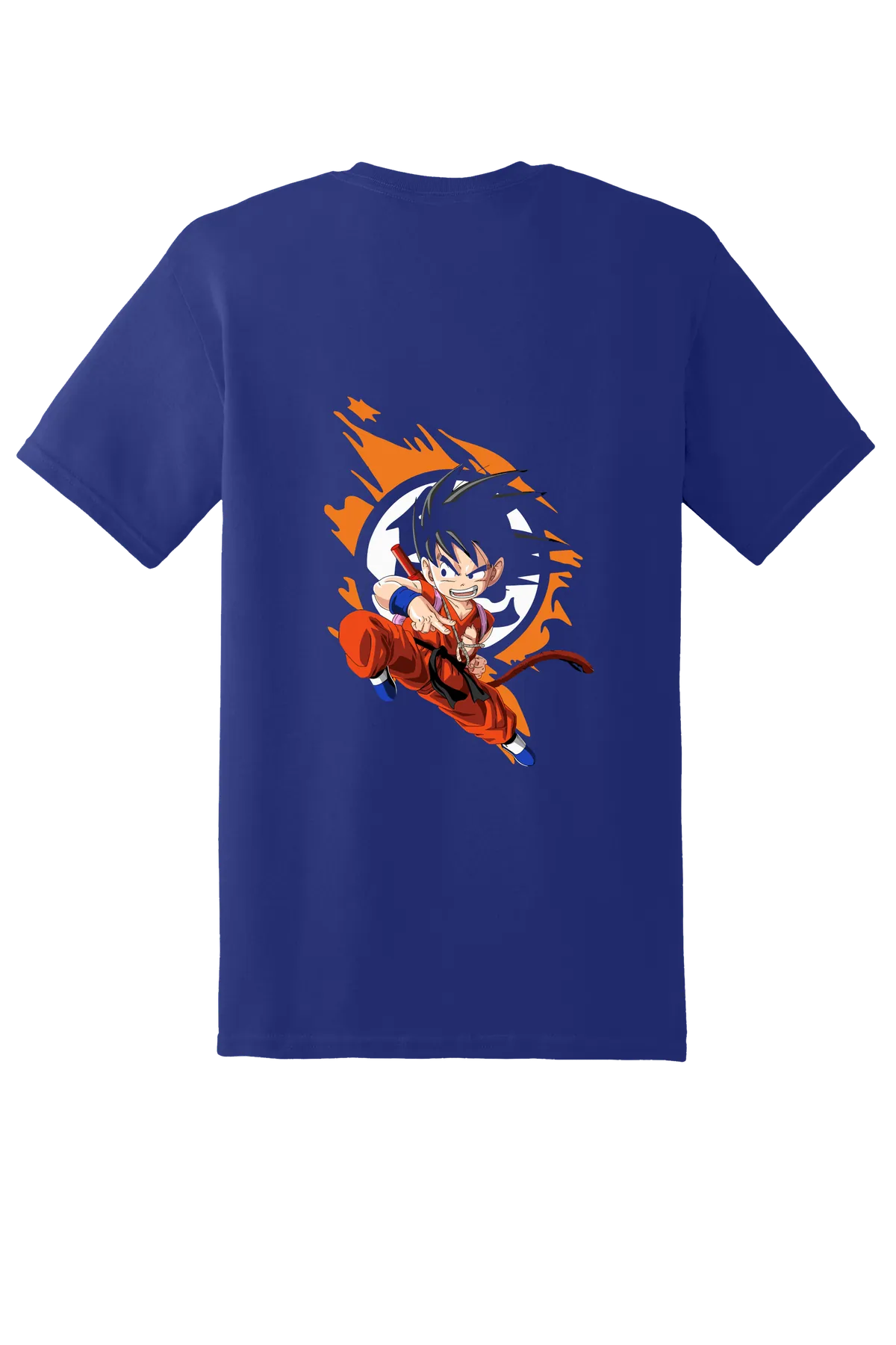 Dragon Ball Tee No. 14, Cobalt Purple, back print