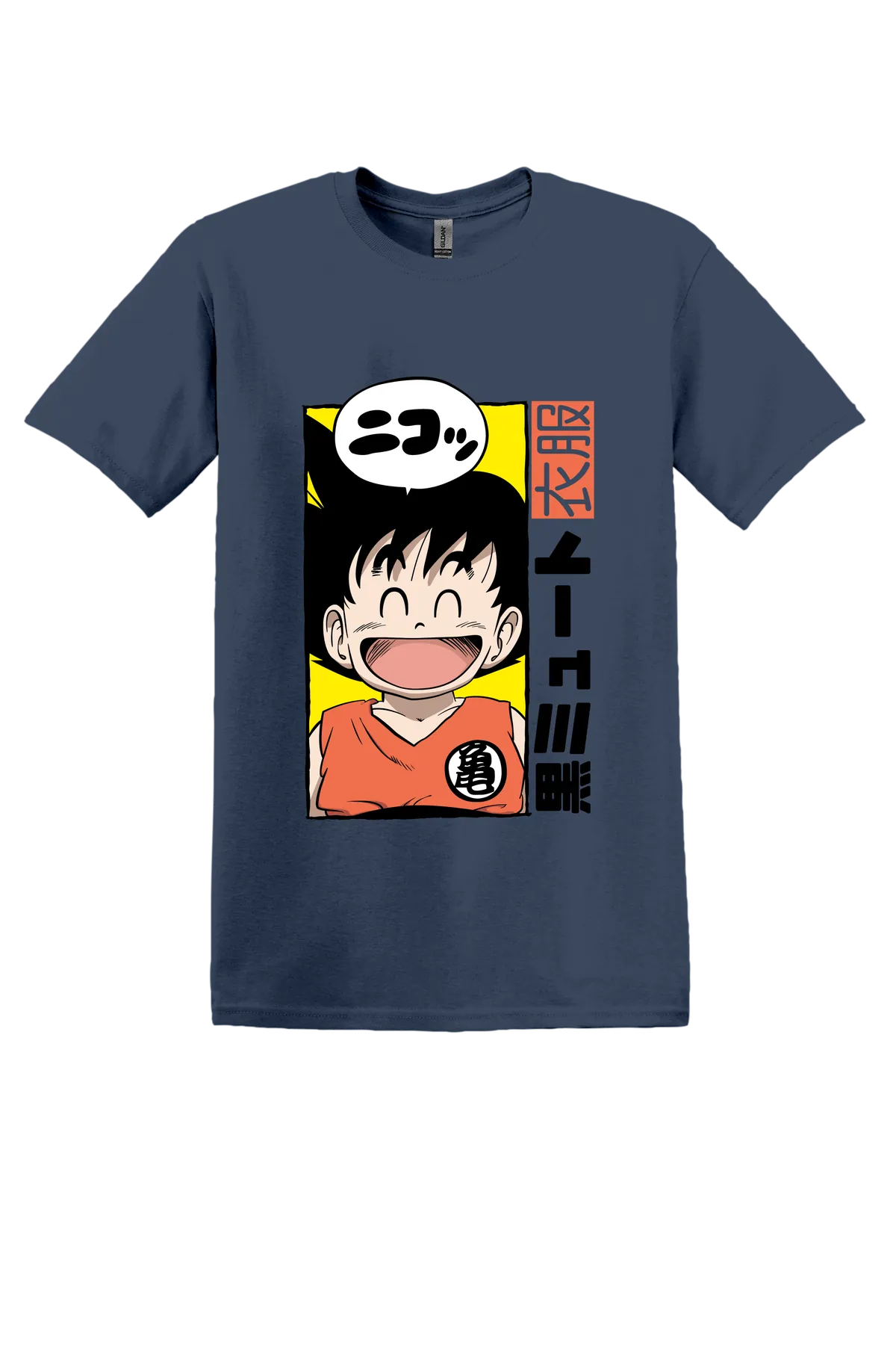 Dragon Ball Tee No. 143, Blue Dusk, front print