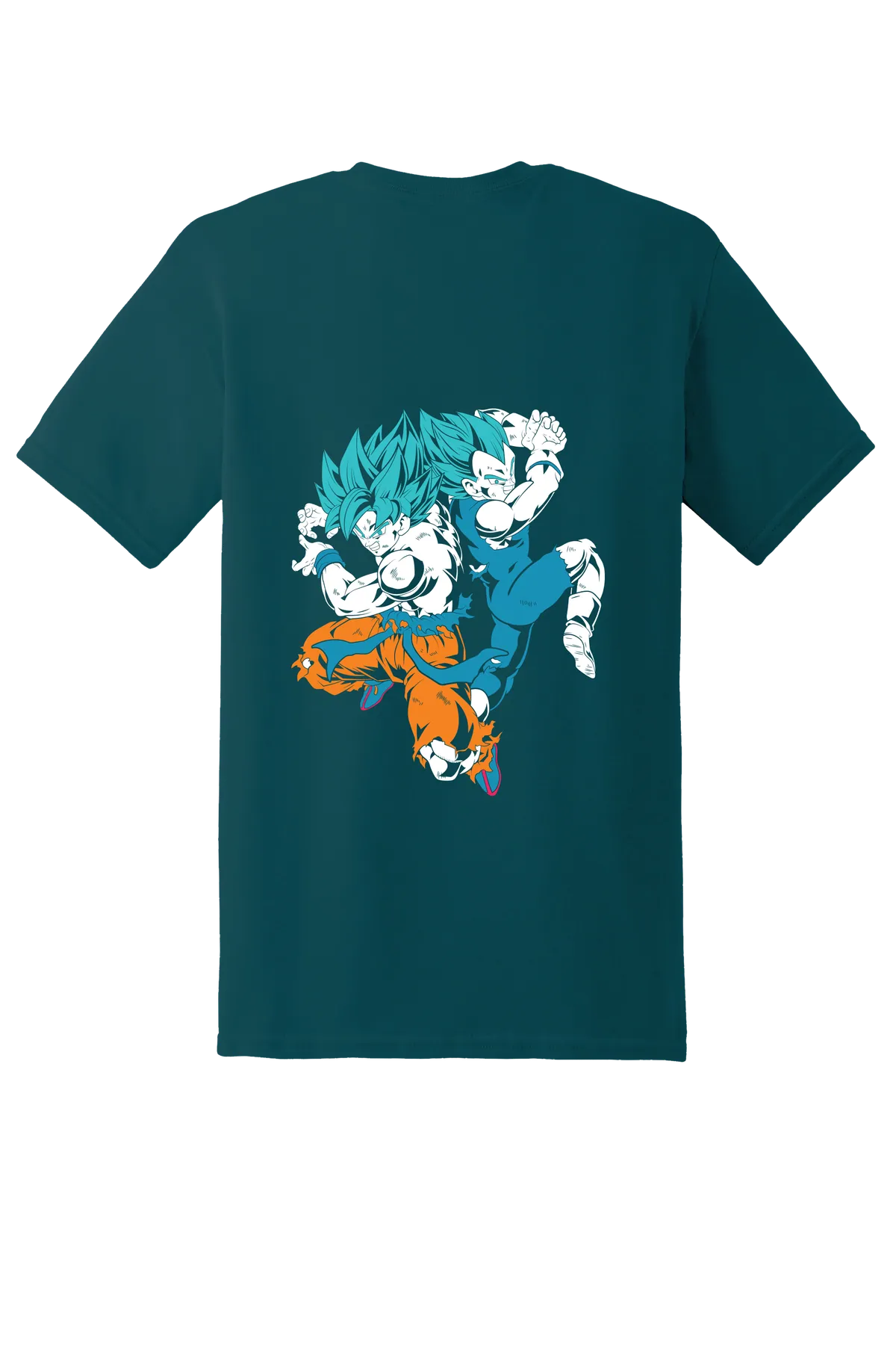 Dragon Ball Tee No. 148, Fan Marine Green, back print