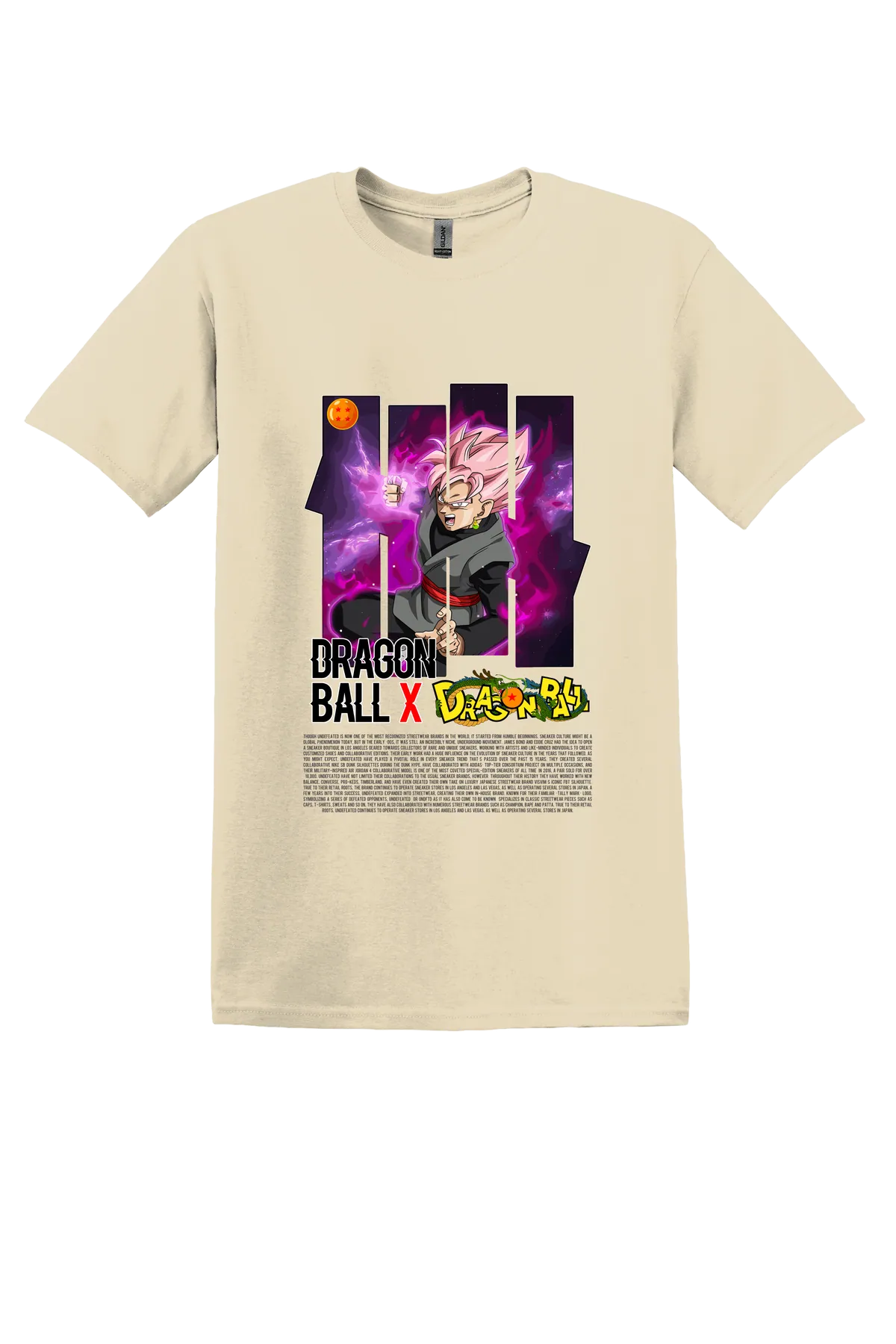 Dragon Ball Tee No. 151, Sand, front print