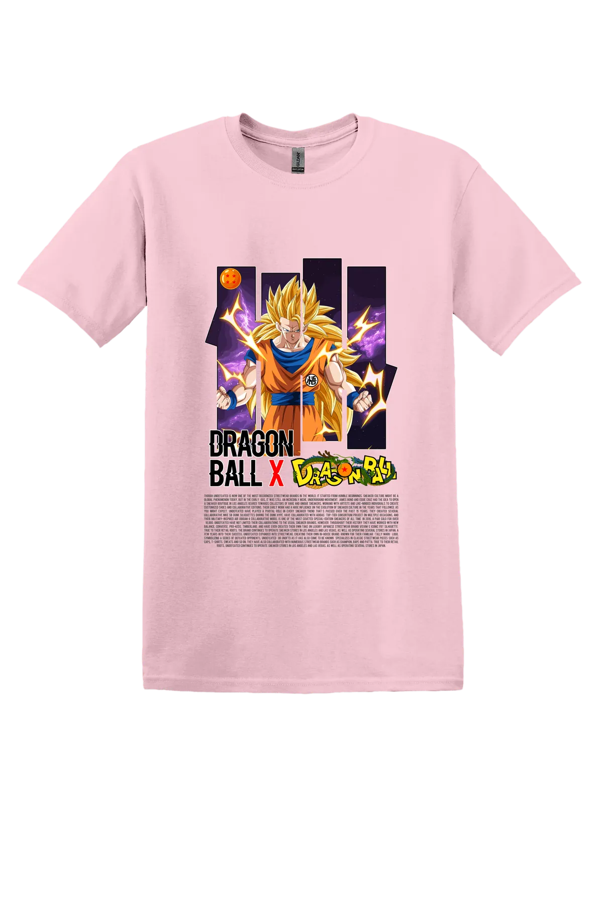Dragon Ball Tee No. 154, Pink, front print