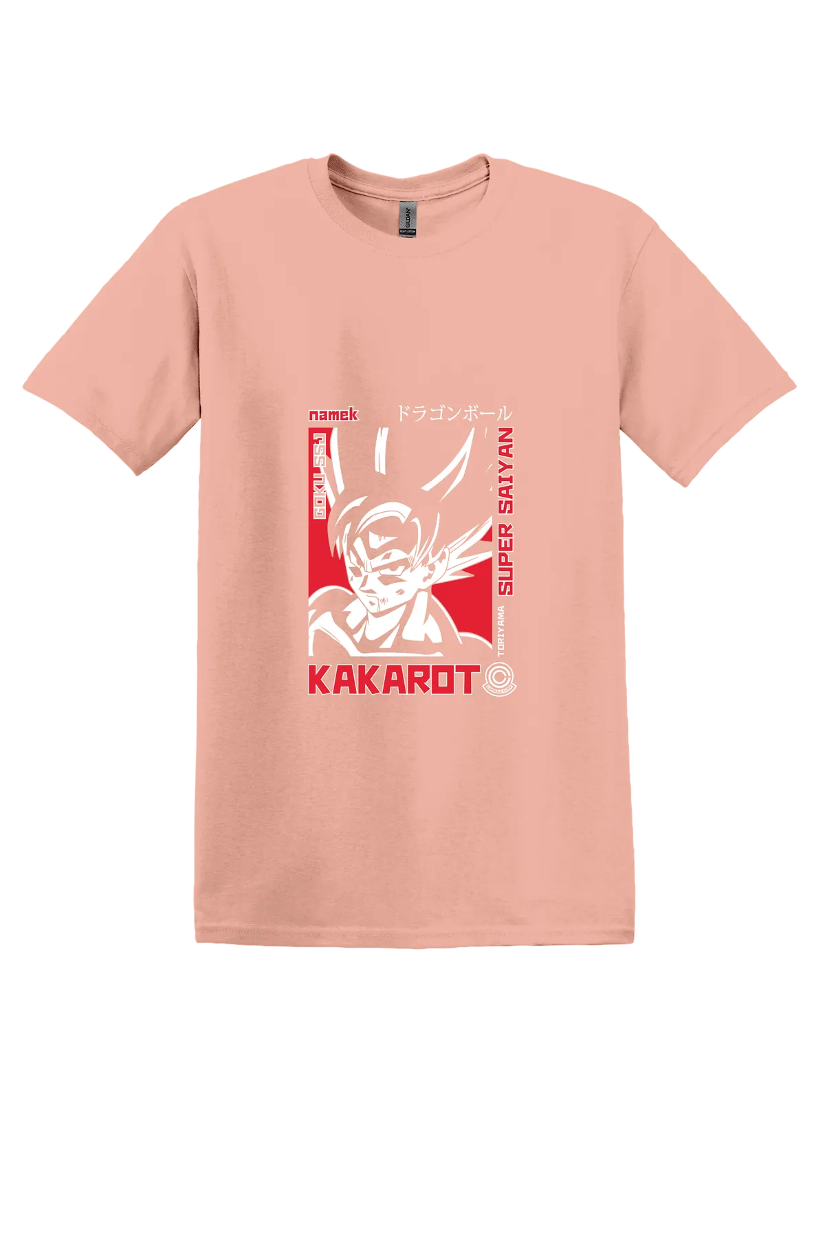 Dragon Ball Tee No. 156, Dusty Rose, front print