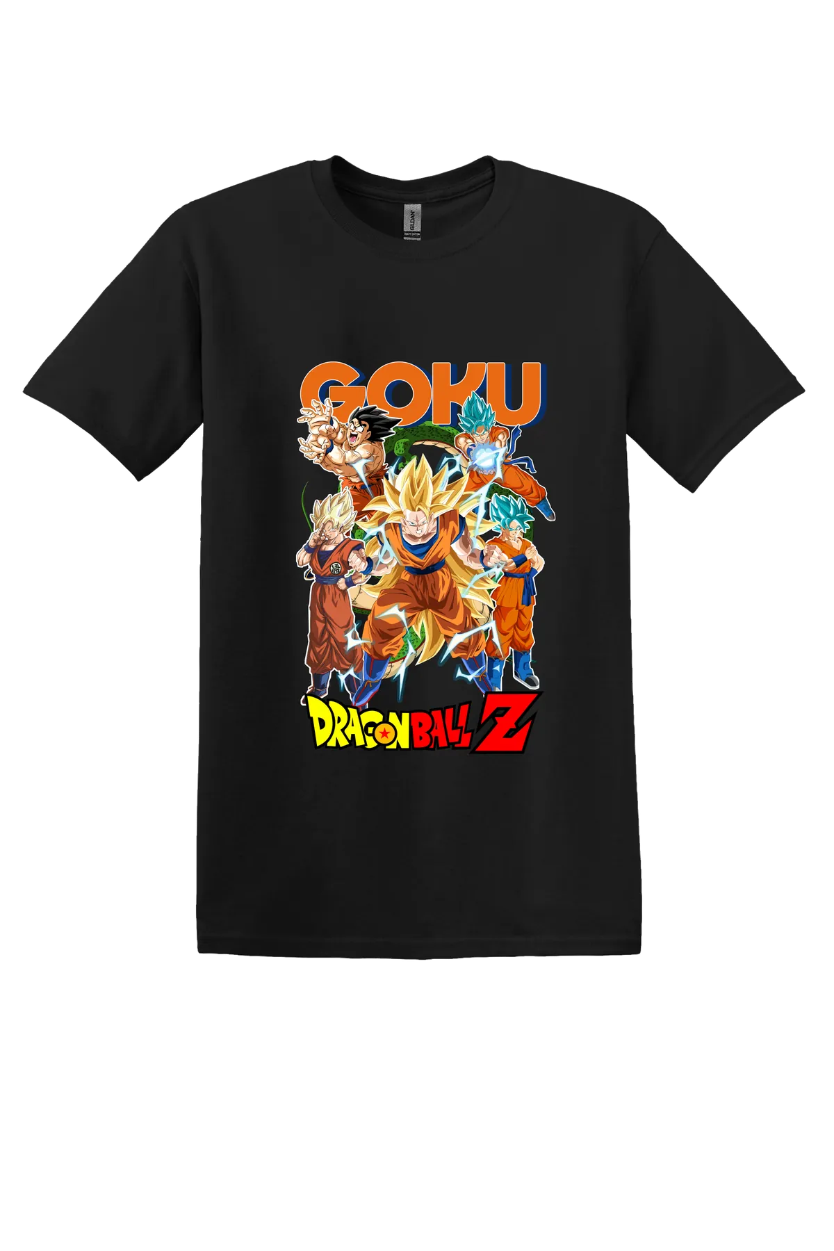 Dragon Ball Tee No. 162, Black, front print