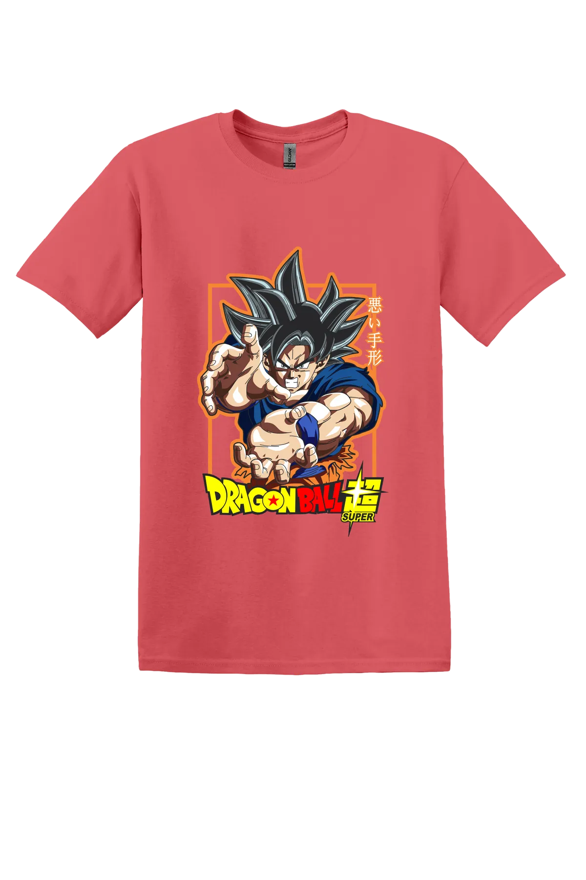 Dragon Ball Tee No. 169, Coral Silk, front print