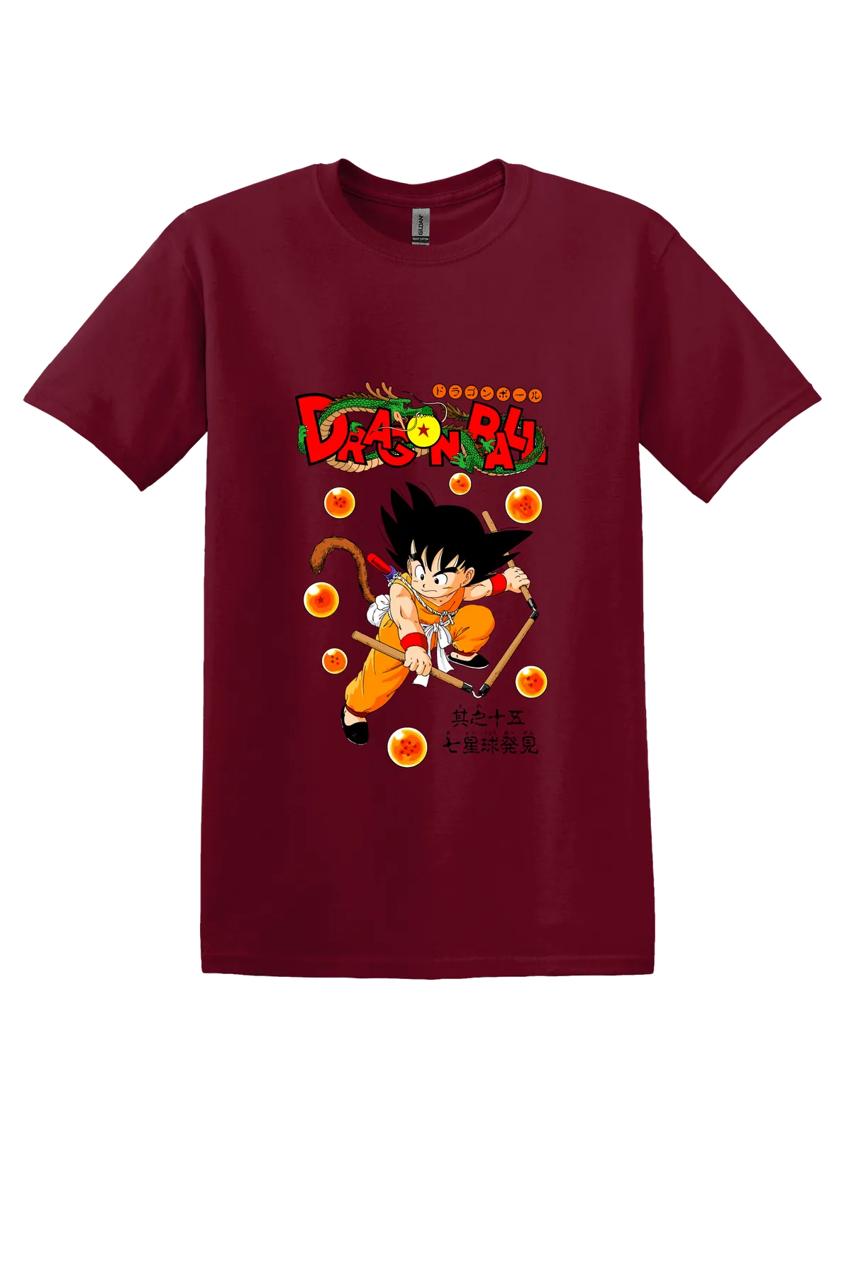 Dragon Ball Tee No. 17, Garnet, front print