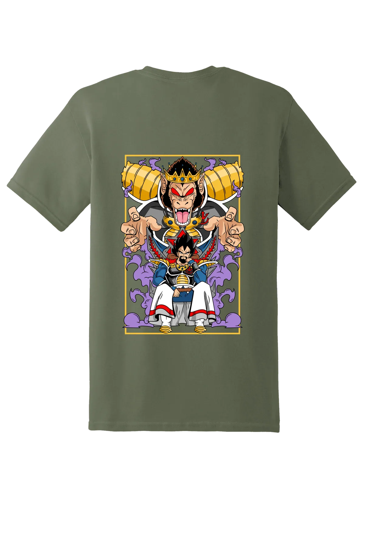 Dragon Ball Tee No. 173, Military Green, back print
