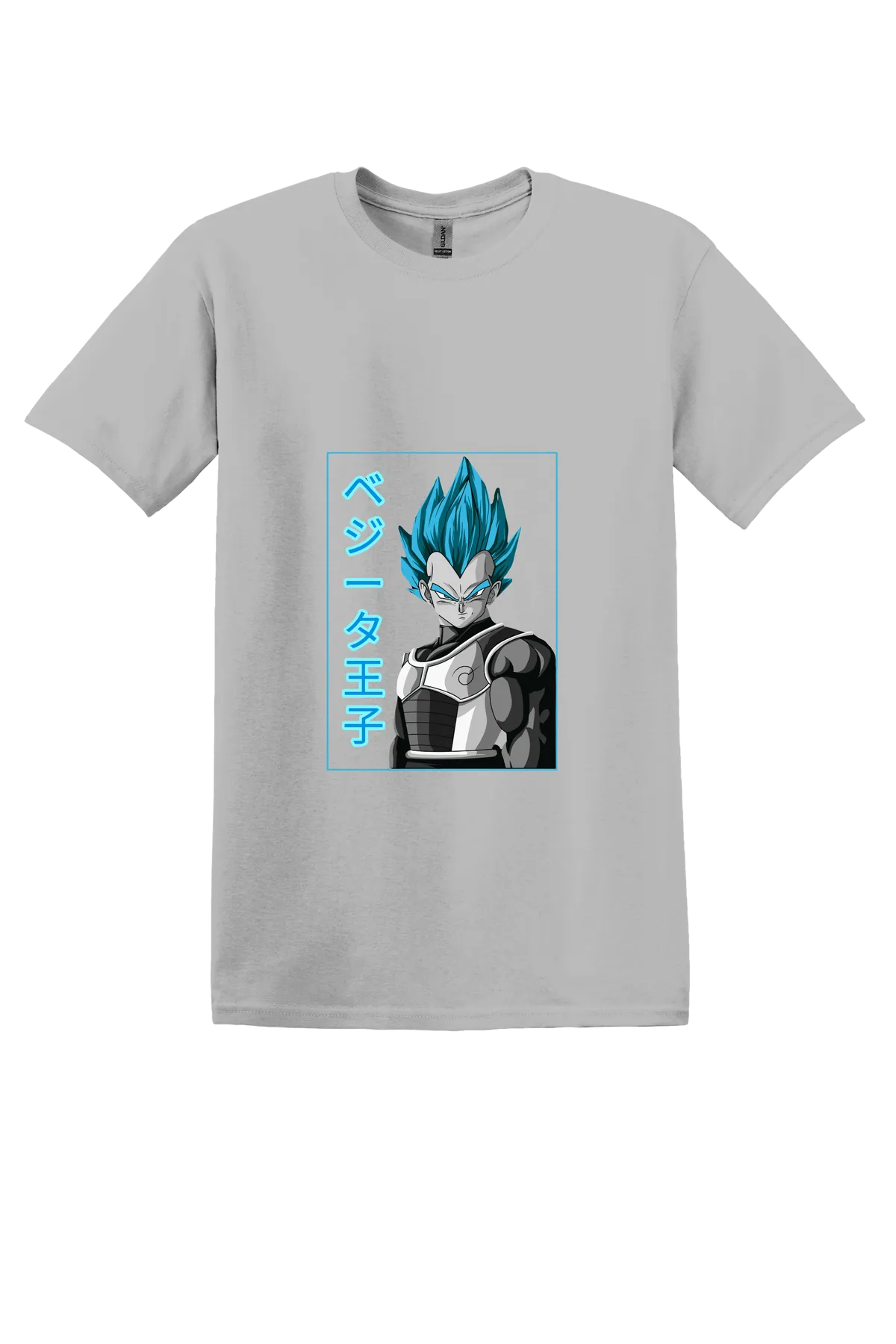 Dragon Ball Tee No. 209, Ice Grey, front print