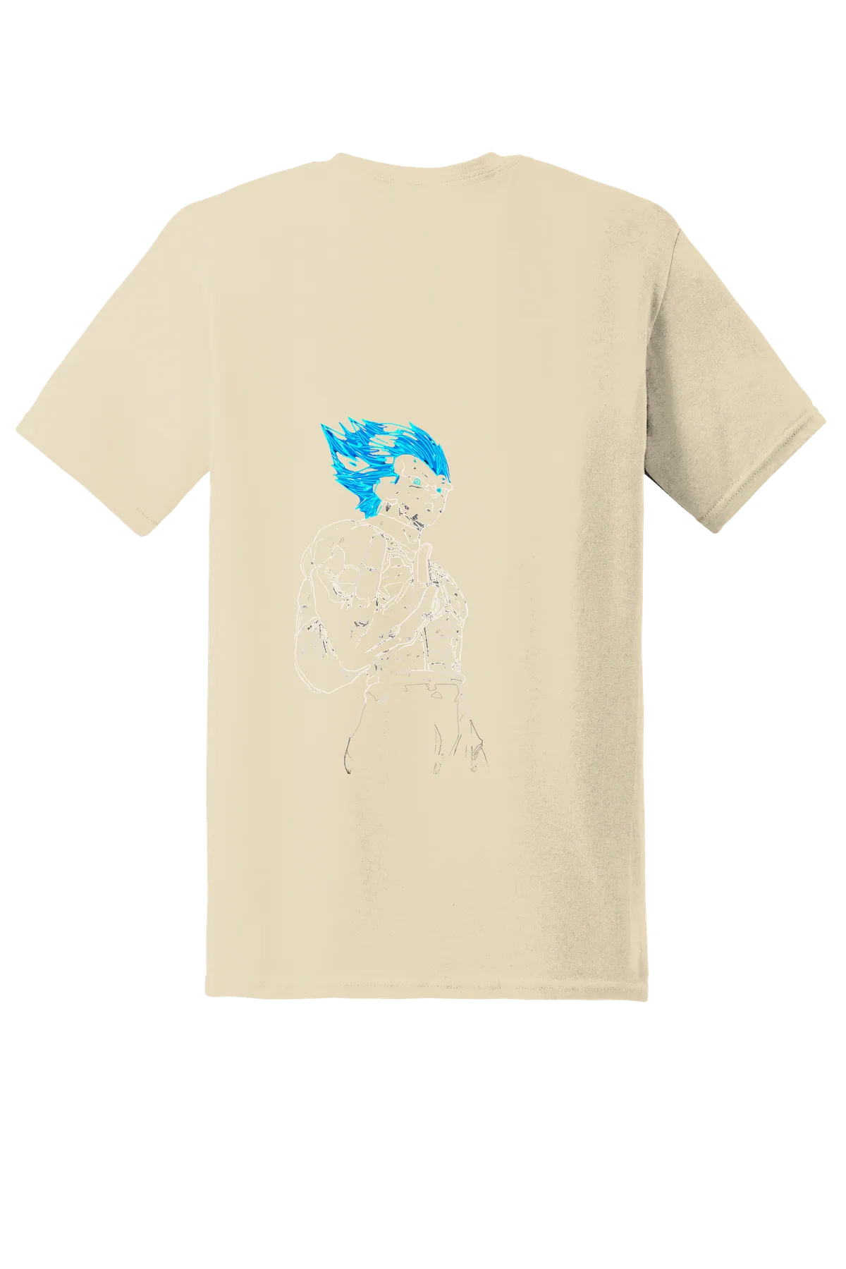 Dragon Ball Tee No. 224, Sand, back print