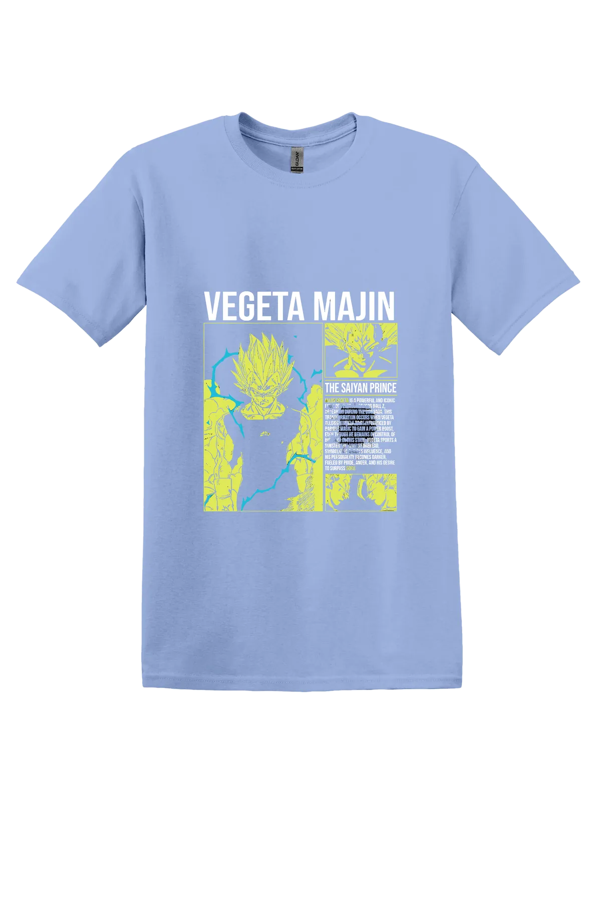 Dragon Ball Tee No. 246, Carolina Blue, front print