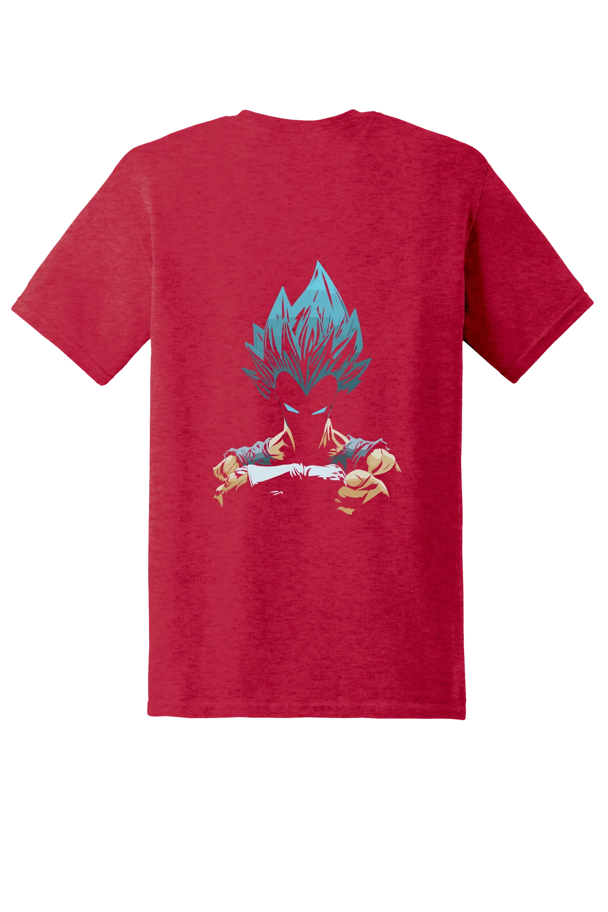 Dragon Ball Tee No. 254, Heather Red, back print