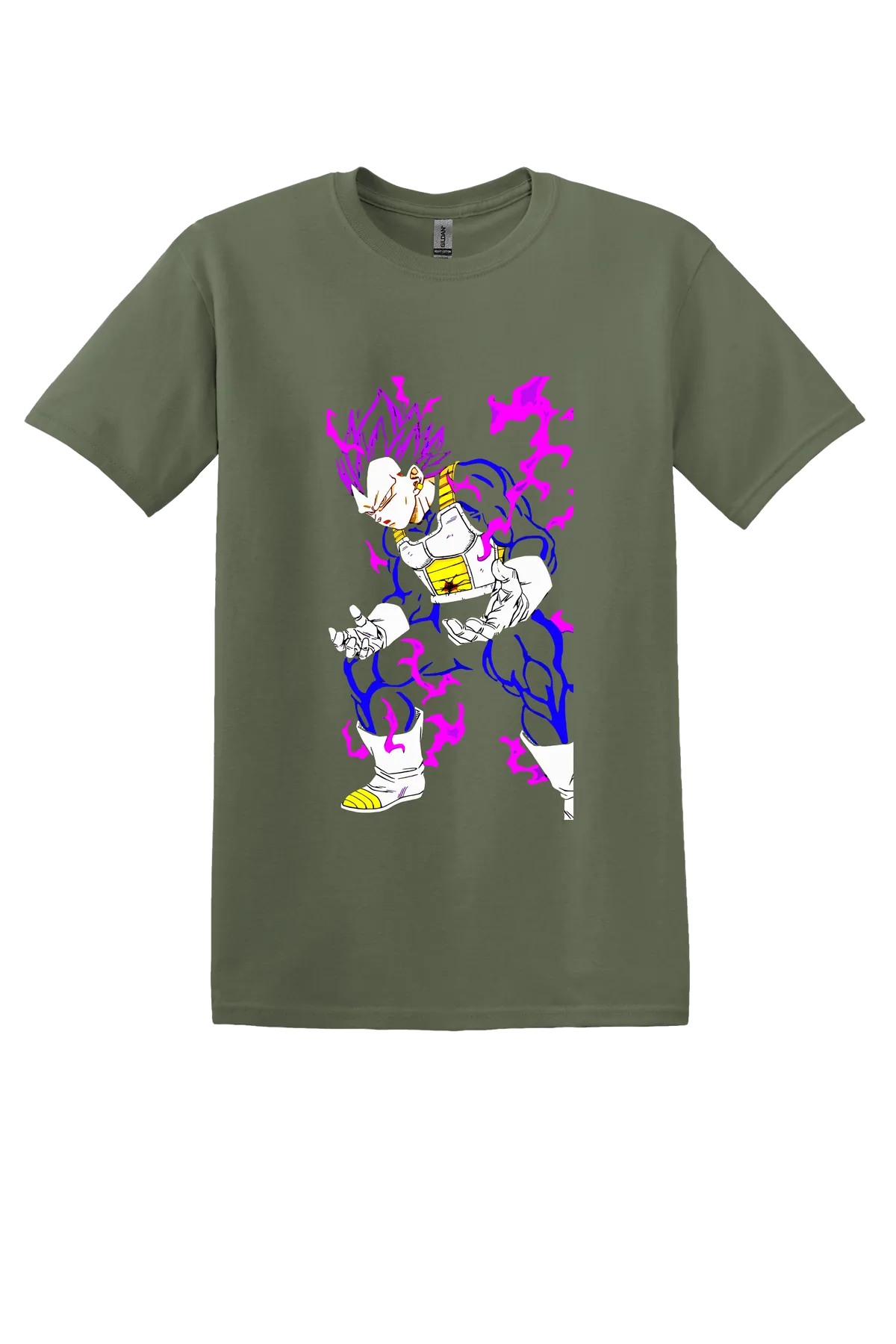 Dragon Ball Tee No. 274, Military Green, front print