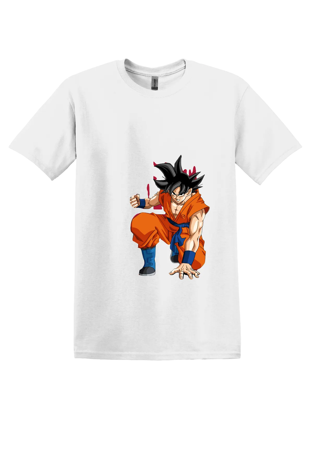 Dragon Ball Tee No. 28, White, front print