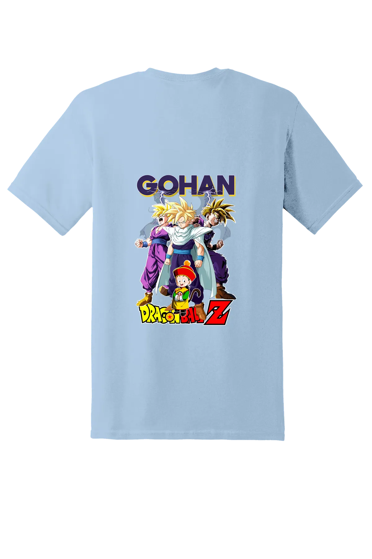 Dragon Ball Tee No. 285, Light Blue, back print