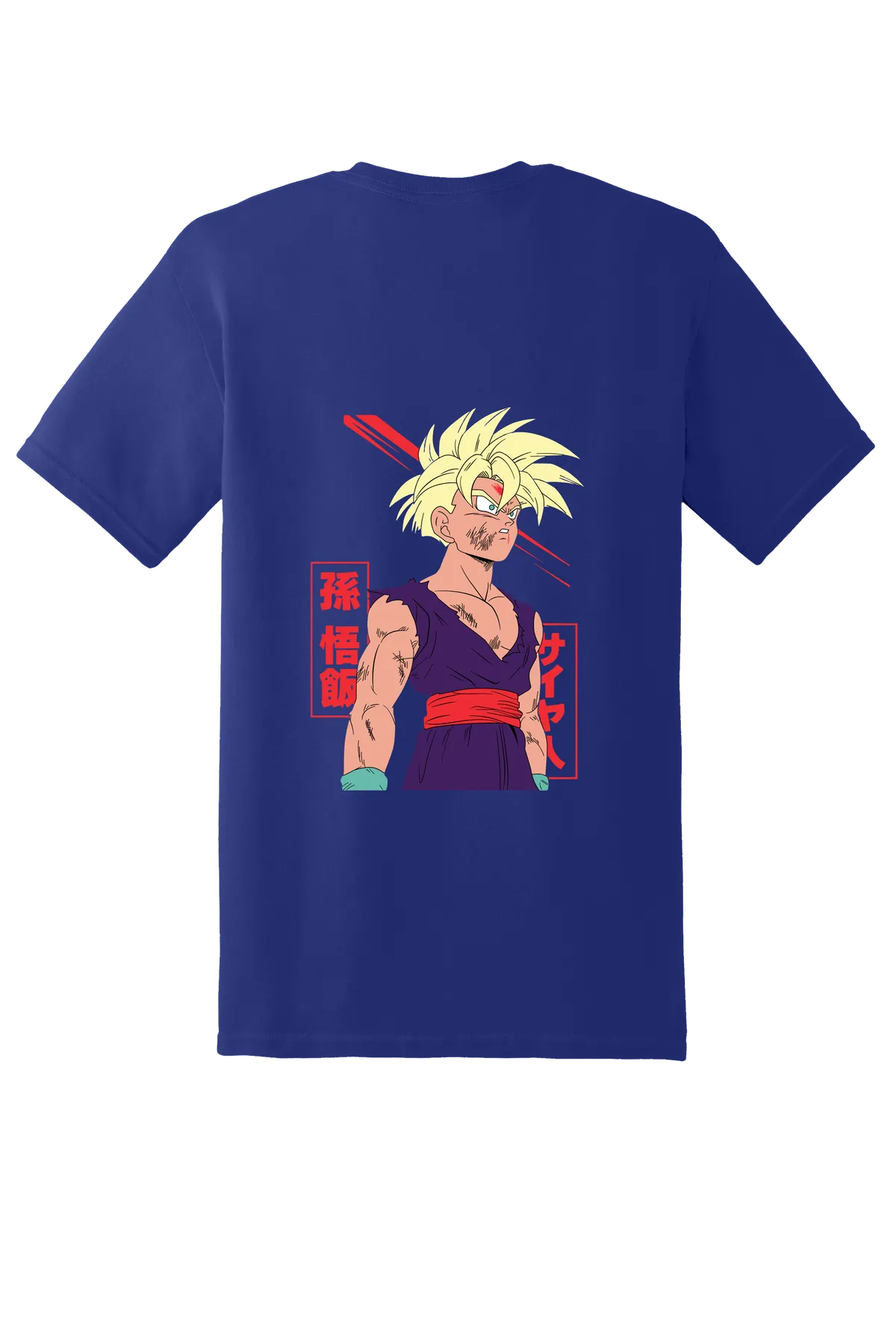 Dragon Ball Tee No. 288, Cobalt Purple, back print