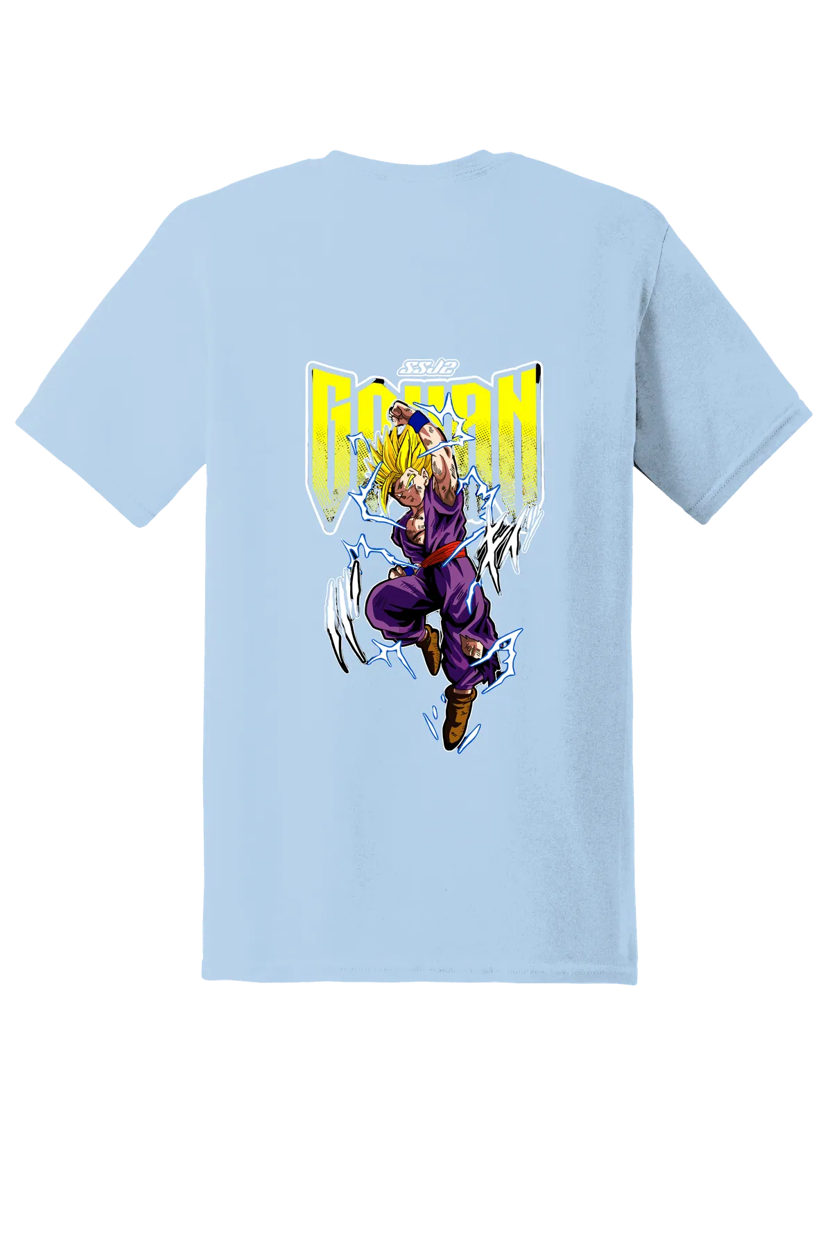Dragon Ball Tee No. 293, Light Blue, back print