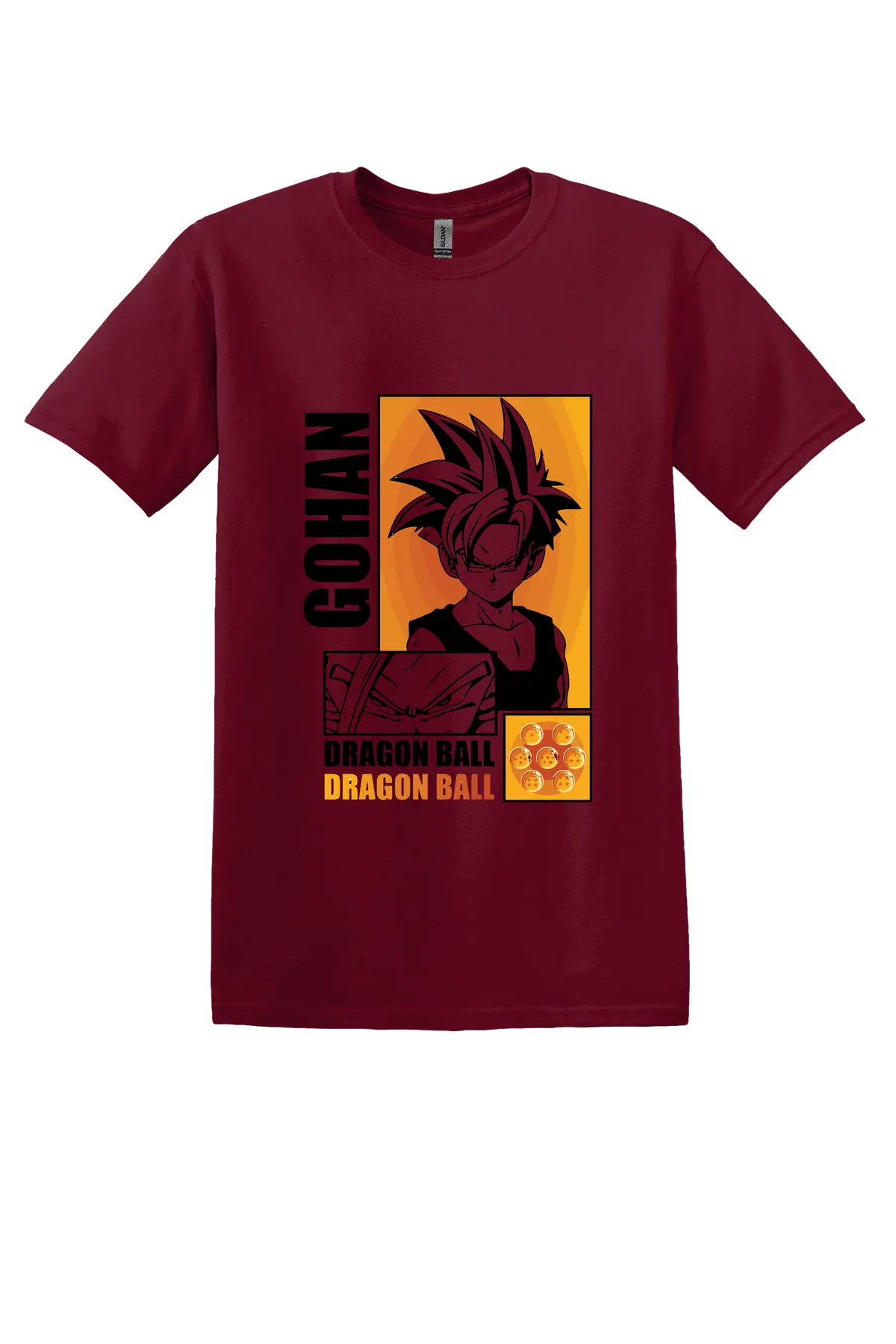 Dragon Ball Tee No. 296, Garnet, front print