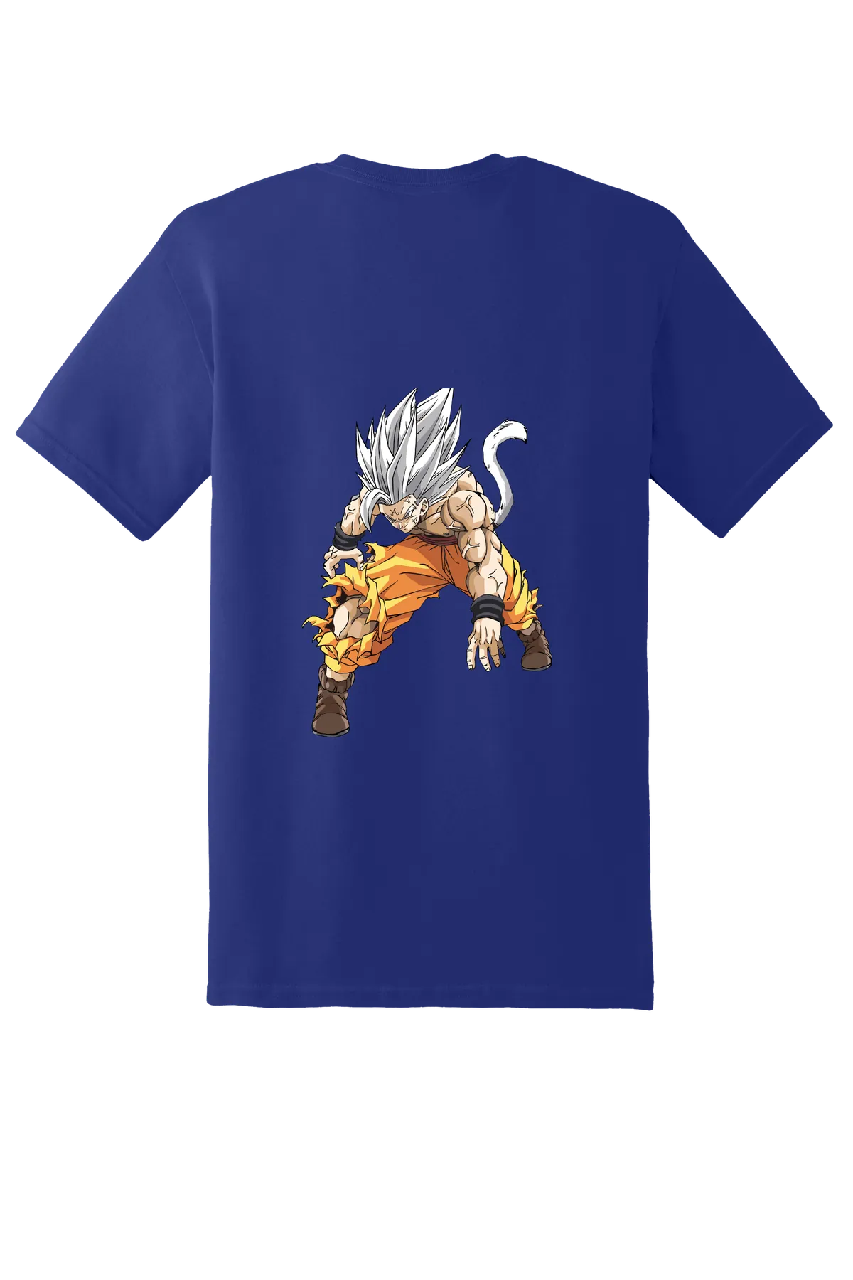 Dragon Ball Tee No. 299, Cobalt Purple, back print