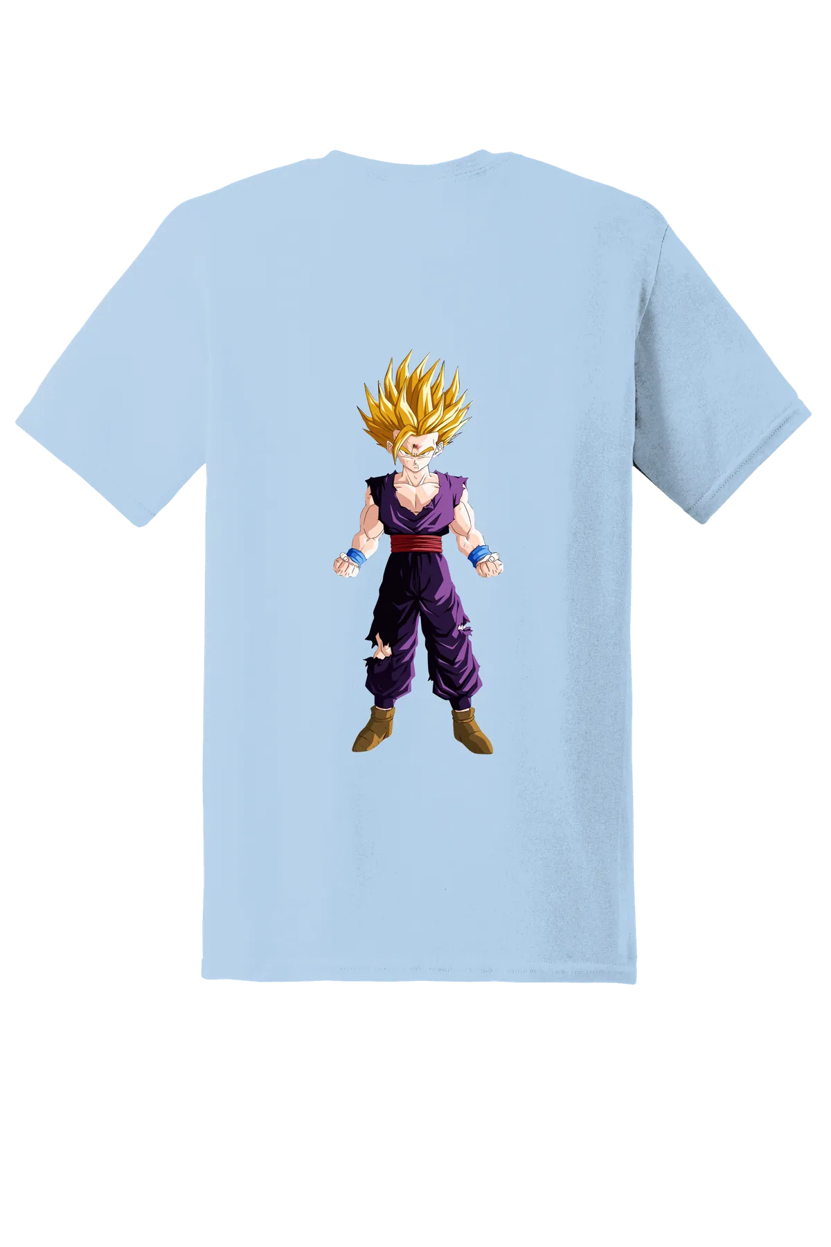 Dragon Ball Tee No. 303, Light Blue, back print
