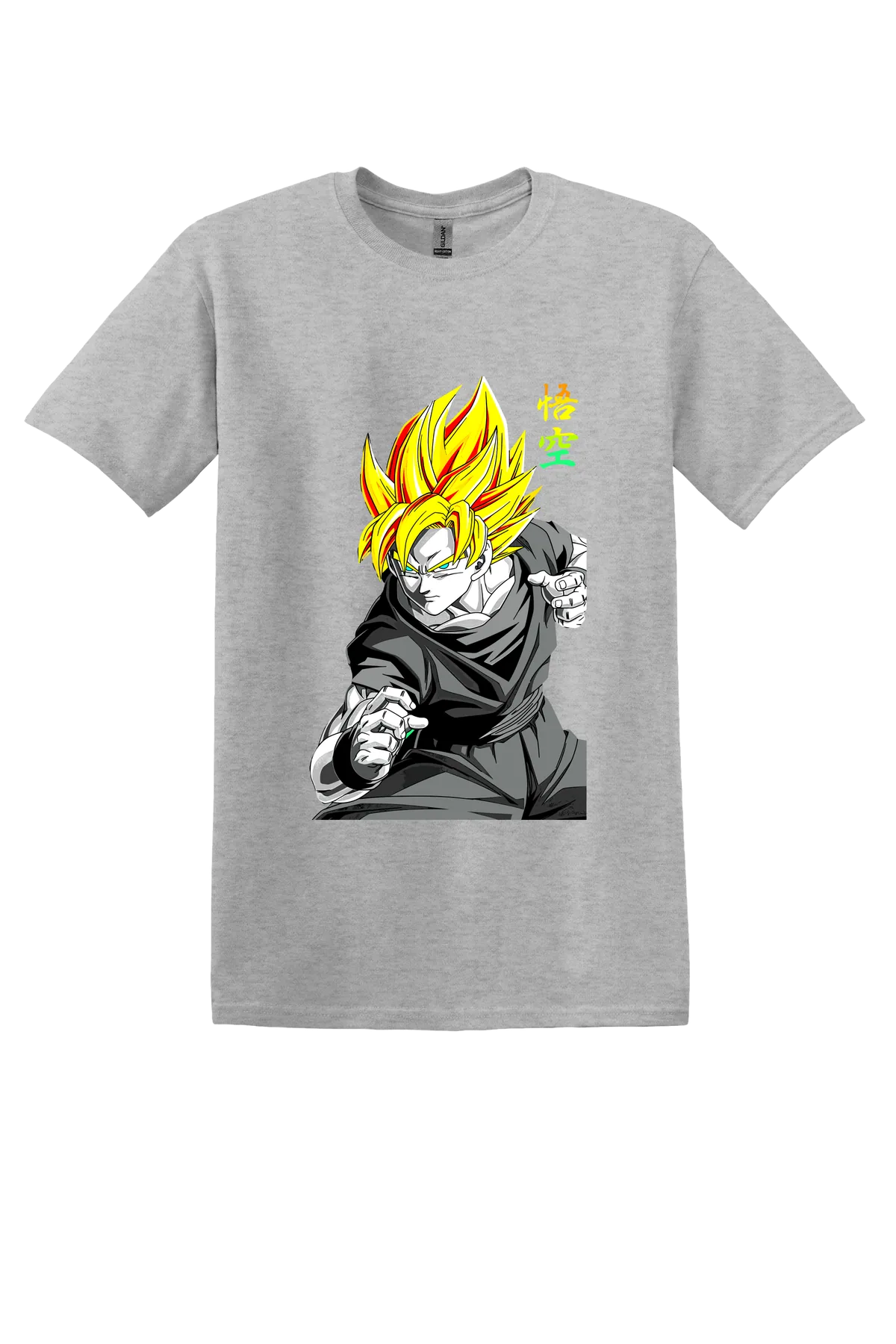 Dragon Ball Tee No. 31, Ash Grey, front print