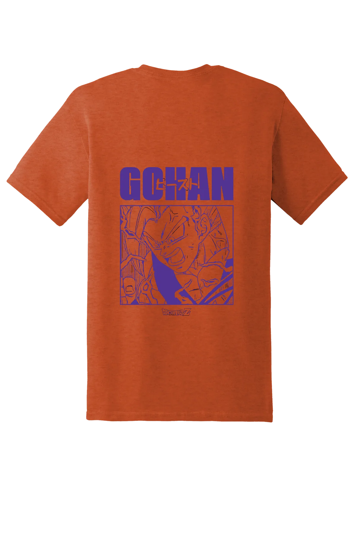 Dragon Ball Tee No. 311, Antique Orange, back print