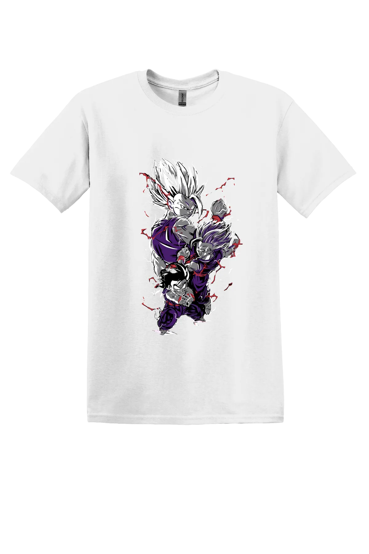 Dragon Ball Tee No. 316, White, front print