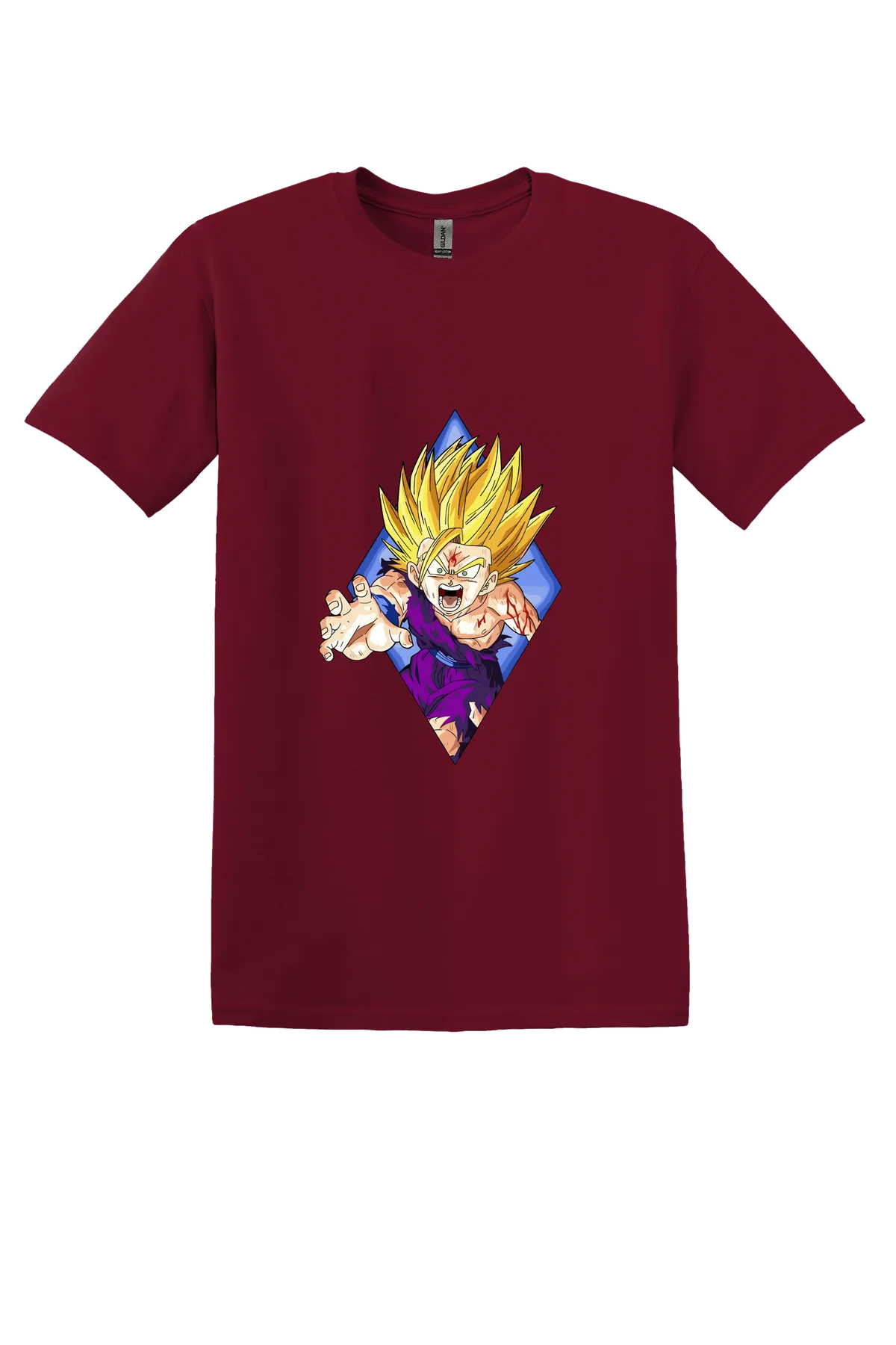 Dragon Ball Tee No. 330, Cardinal Red, front print