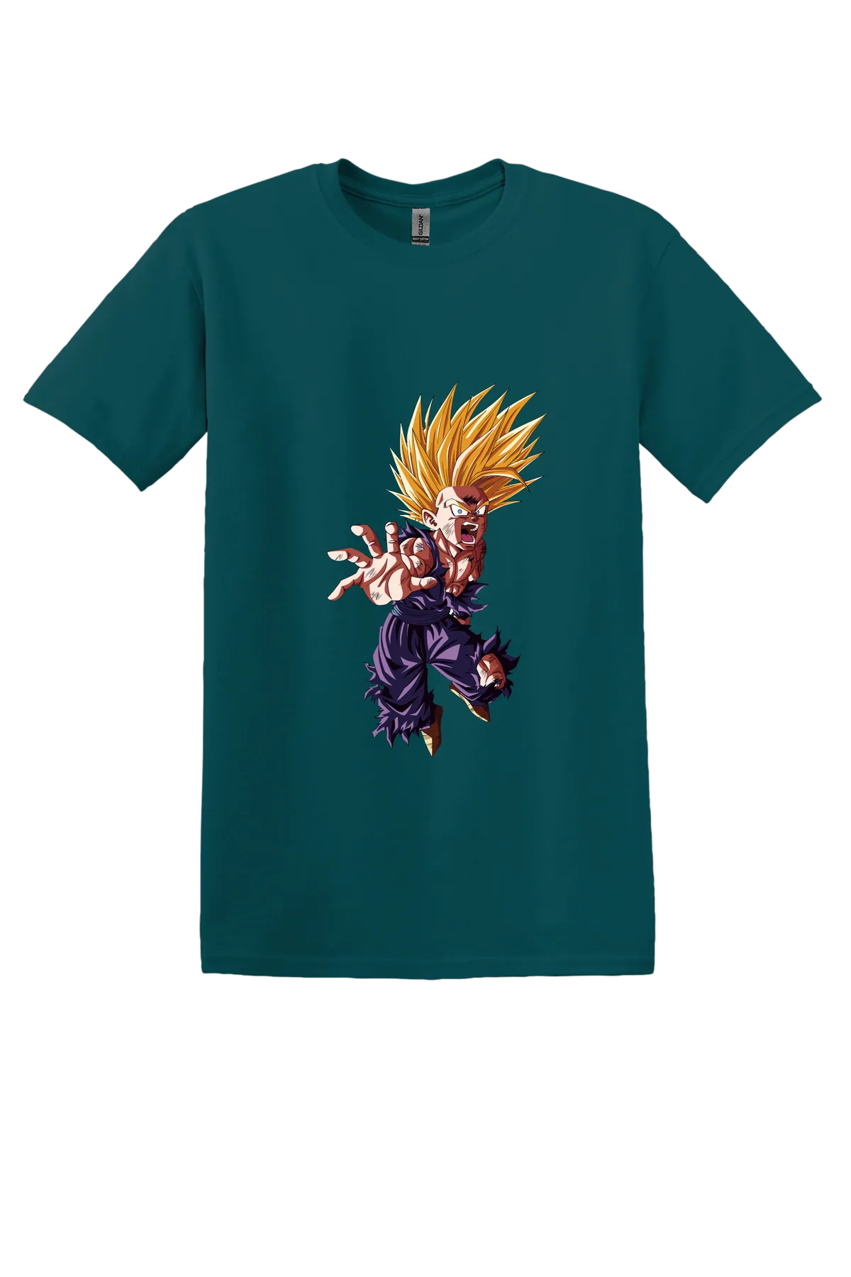 Dragon Ball Tee No. 334, Fan Marine Green, front print