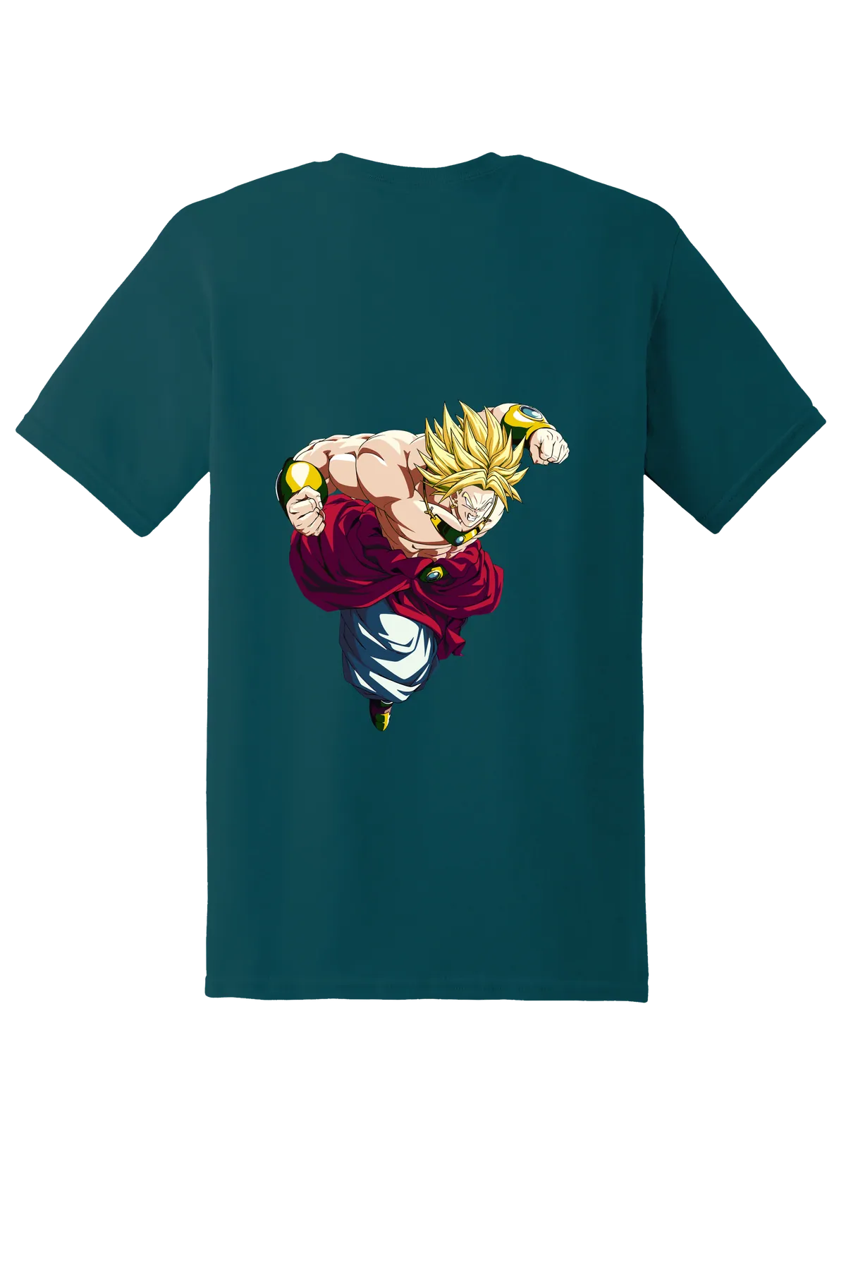 Dragon Ball Tee No. 345, Fan Marine Green, back print