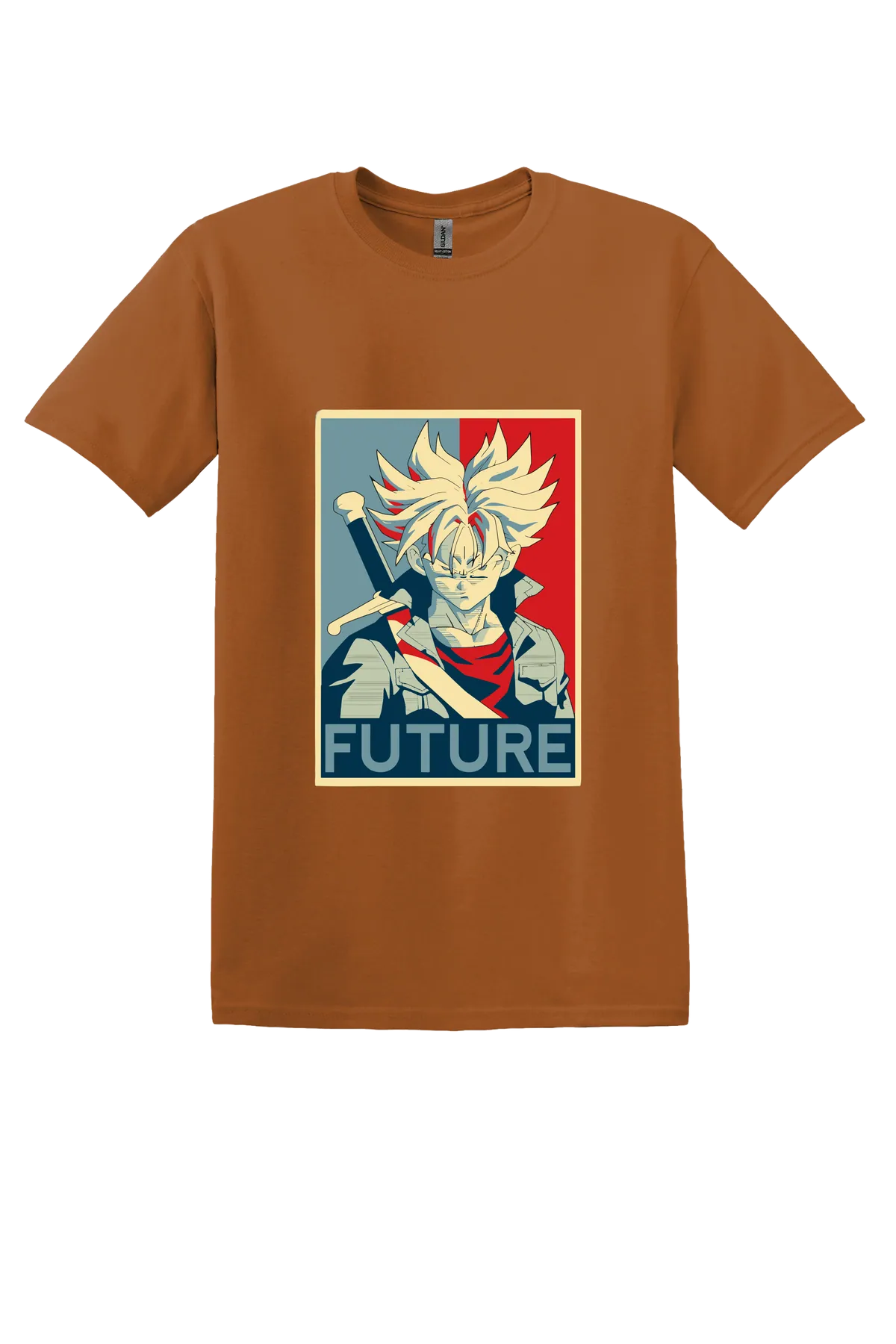 Dragon Ball Tee No. 359, Texas Orange, front print
