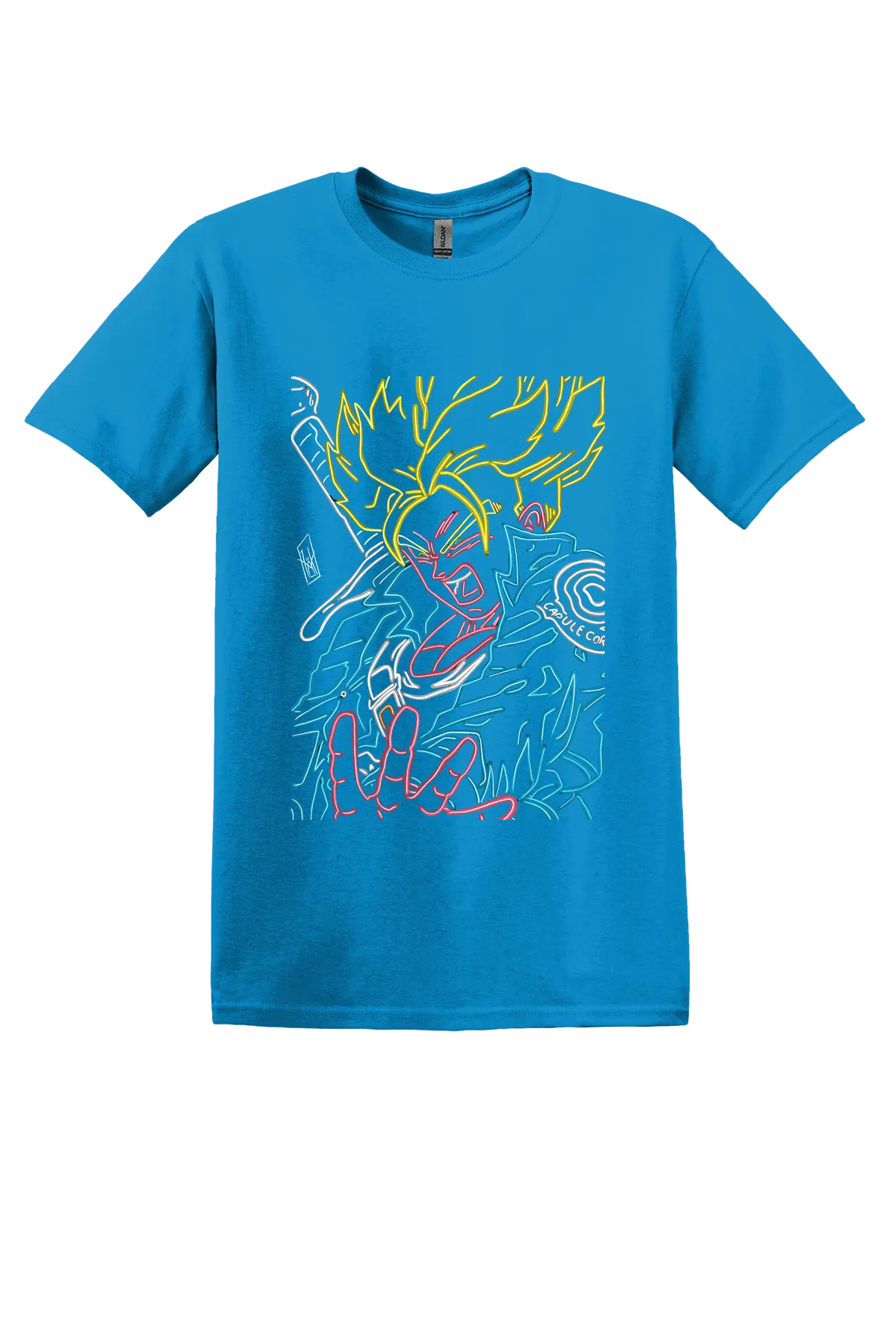 Dragon Ball Tee No. 360, Sapphire, front print