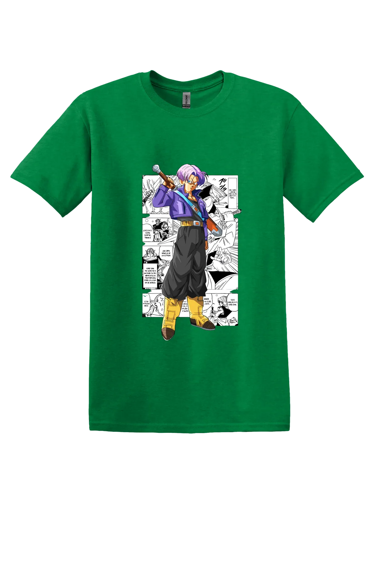 Dragon Ball Tee No. 367, Antique Irish Green, front print