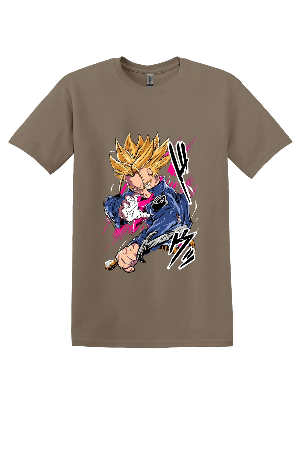 Dragon Ball Tee No. 368, Brown Savana, front print