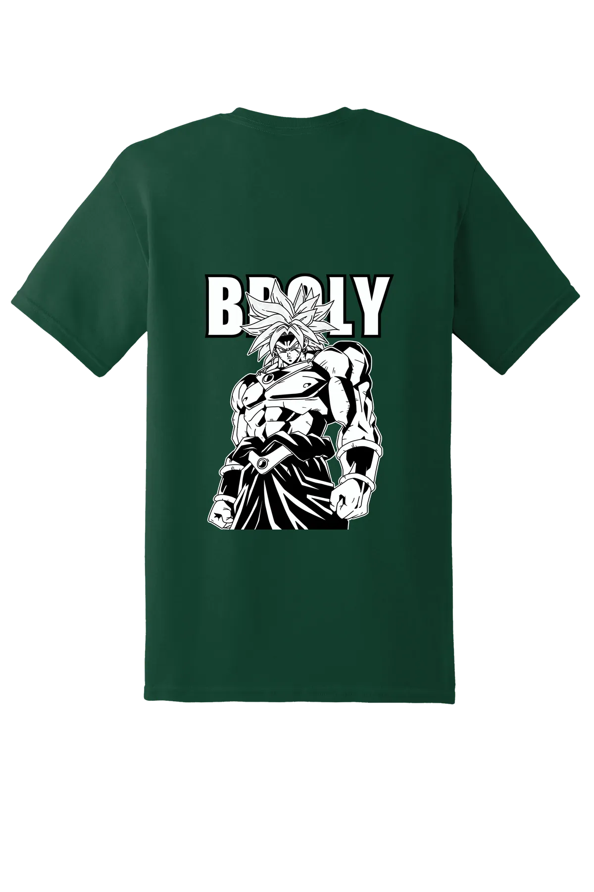 Dragon Ball Tee No. 372, Forest  Green, back print
