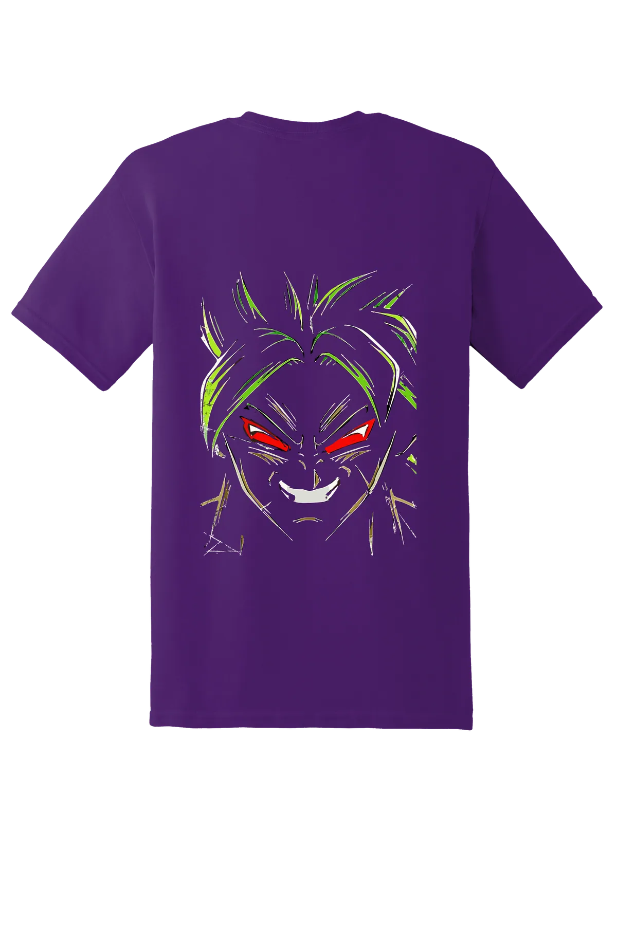 Dragon Ball Tee No. 380, Purple, back print