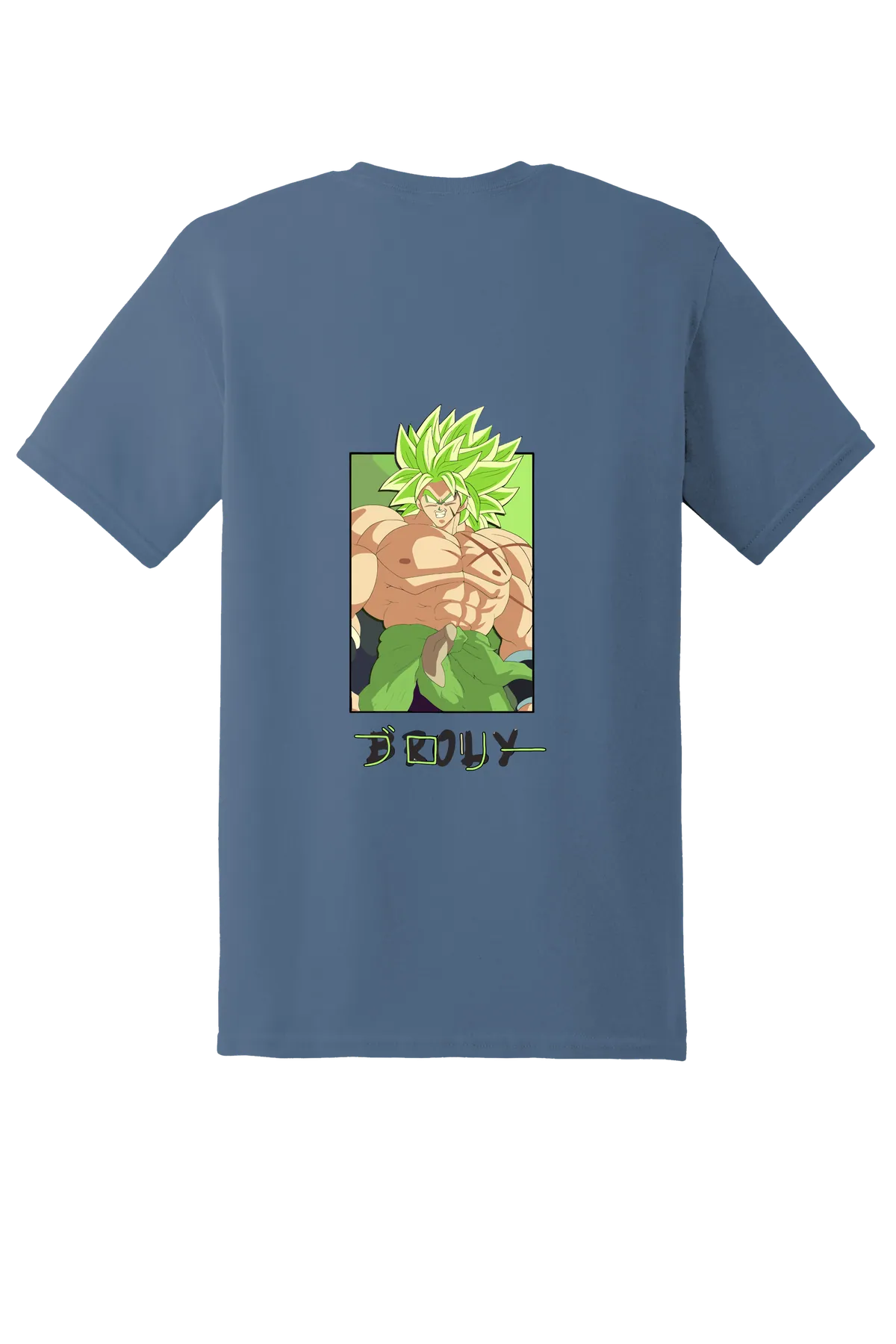 Dragon Ball Tee No. 382, Indigo Blue, back print