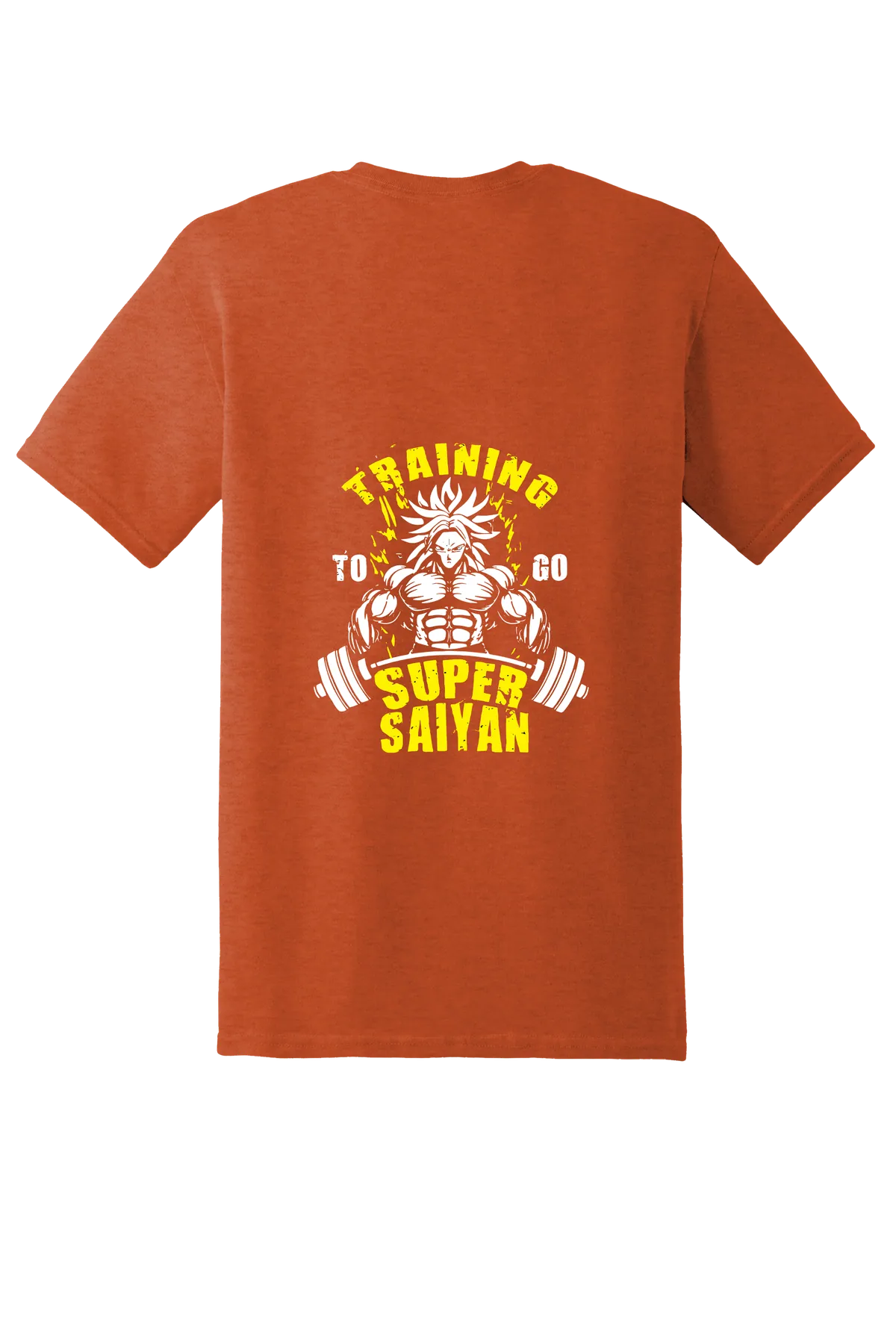 Dragon Ball Tee No. 385, Antique Orange, back print