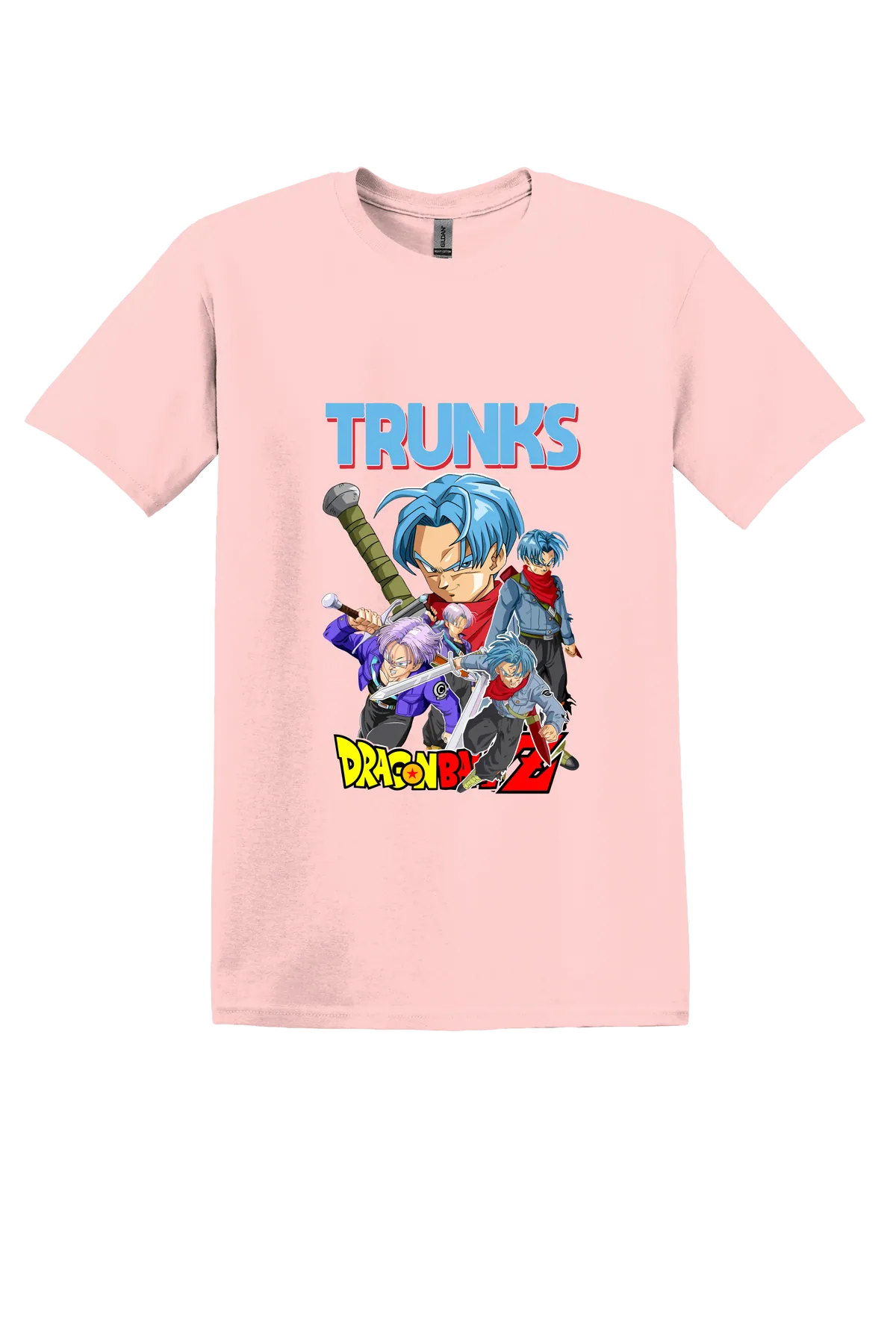 Dragon Ball Tee No. 386, Light Pink, front print
