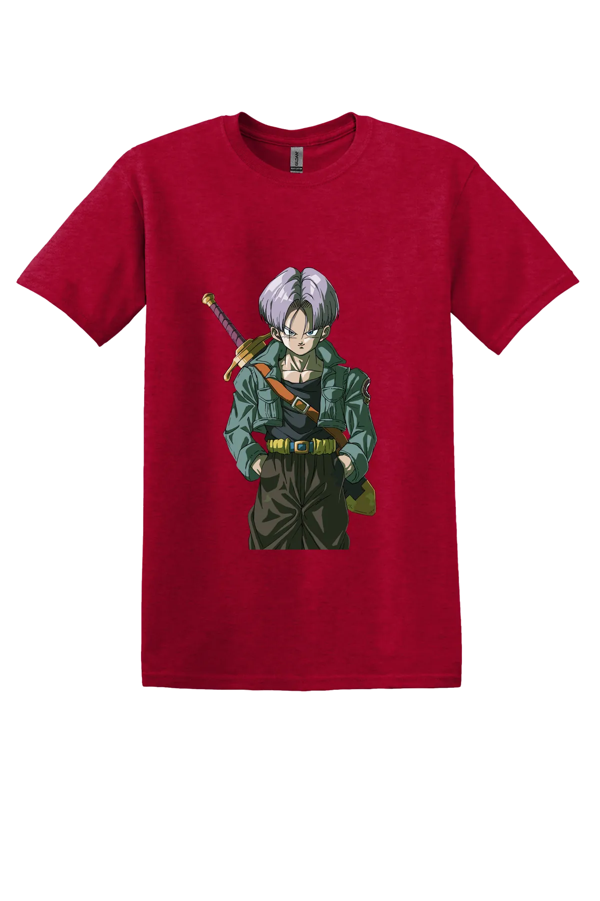 Dragon Ball Tee No. 391, Antique Cherry Red, front print