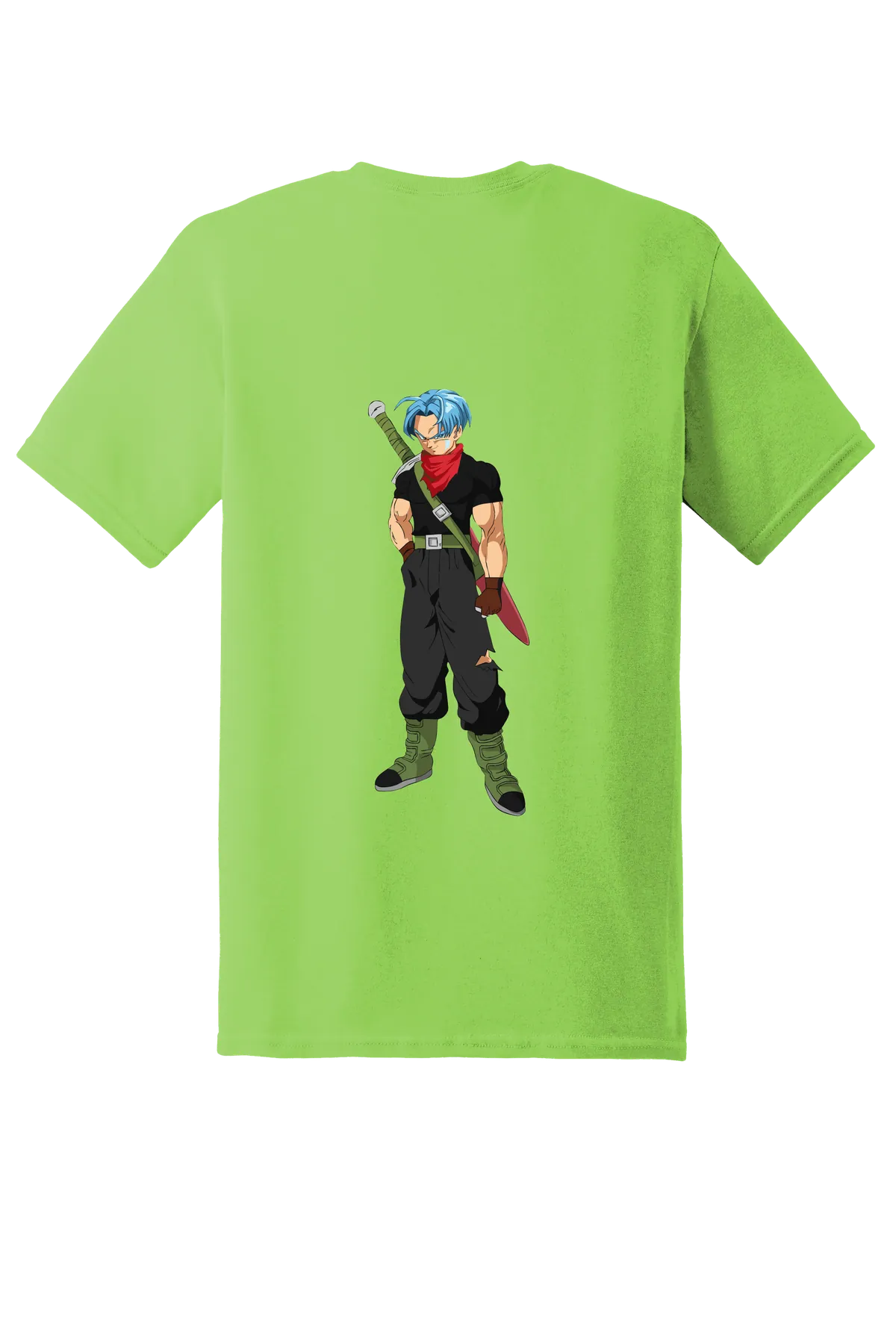 Dragon Ball Tee No. 394, Lime, back print