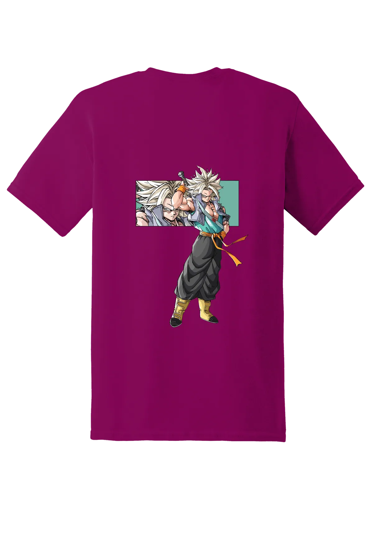 Dragon Ball Tee No. 395, Berry, back print