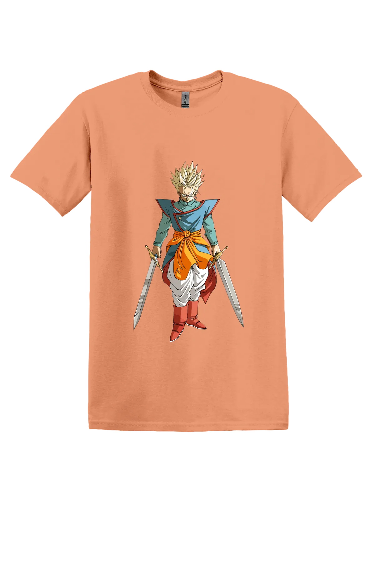 Dragon Ball Tee No. 399, Tangerine, front print