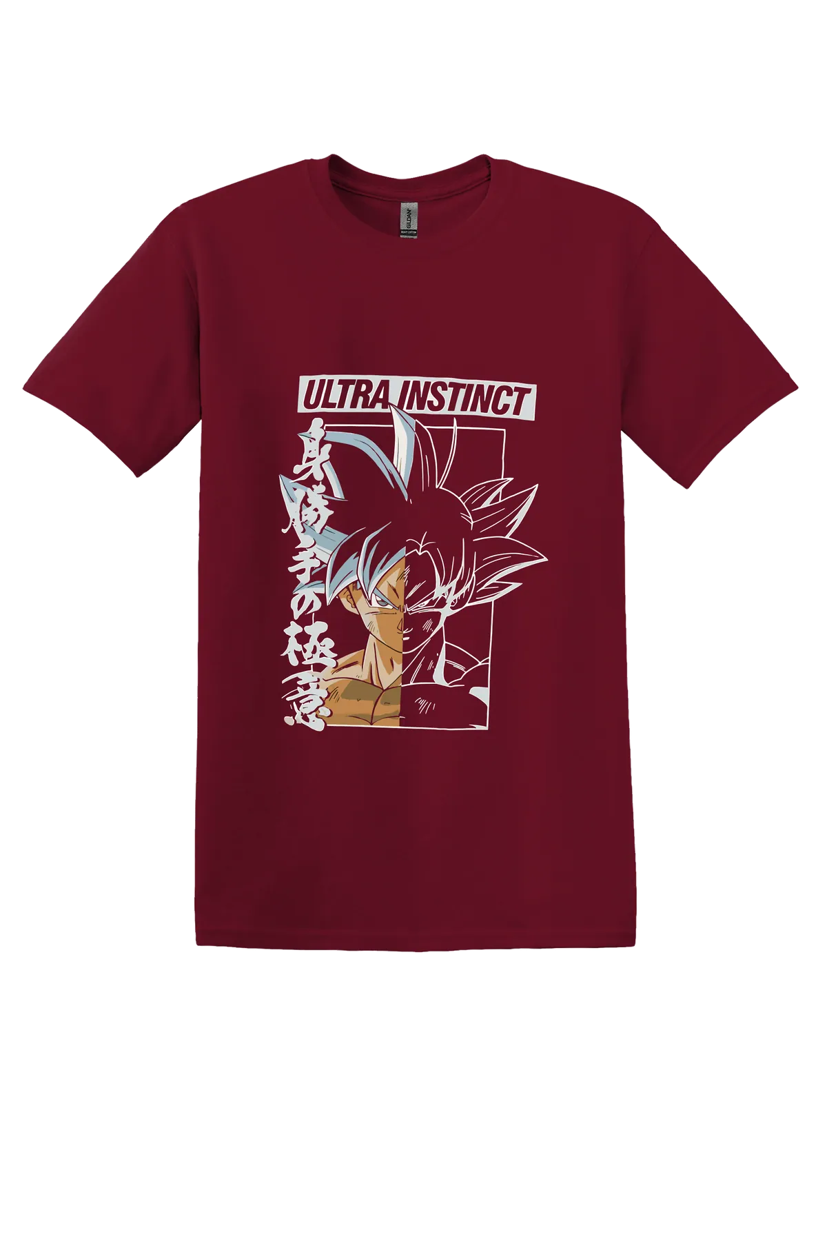 Dragon Ball Tee No. 4, Cardinal Red, front print